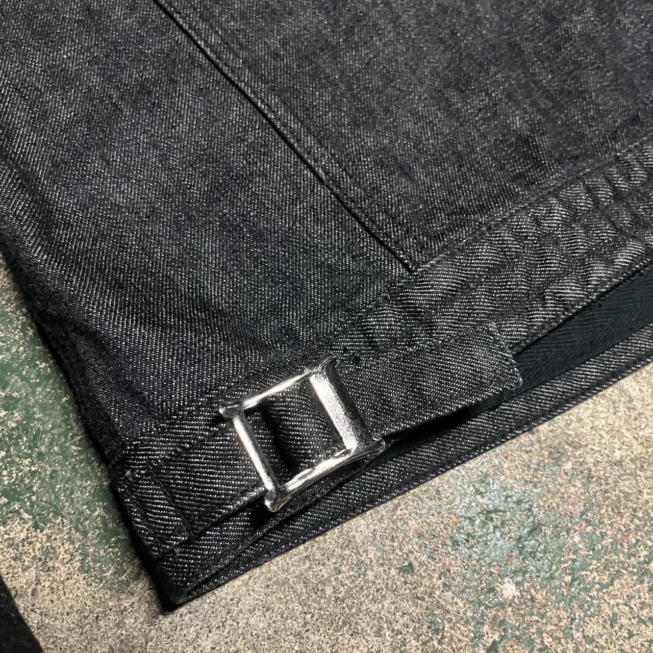 Number (N)ine Number (Nine) Black Denim Zip Jacket Size US S / EU 44-46 / 1 - 5 Thumbnail