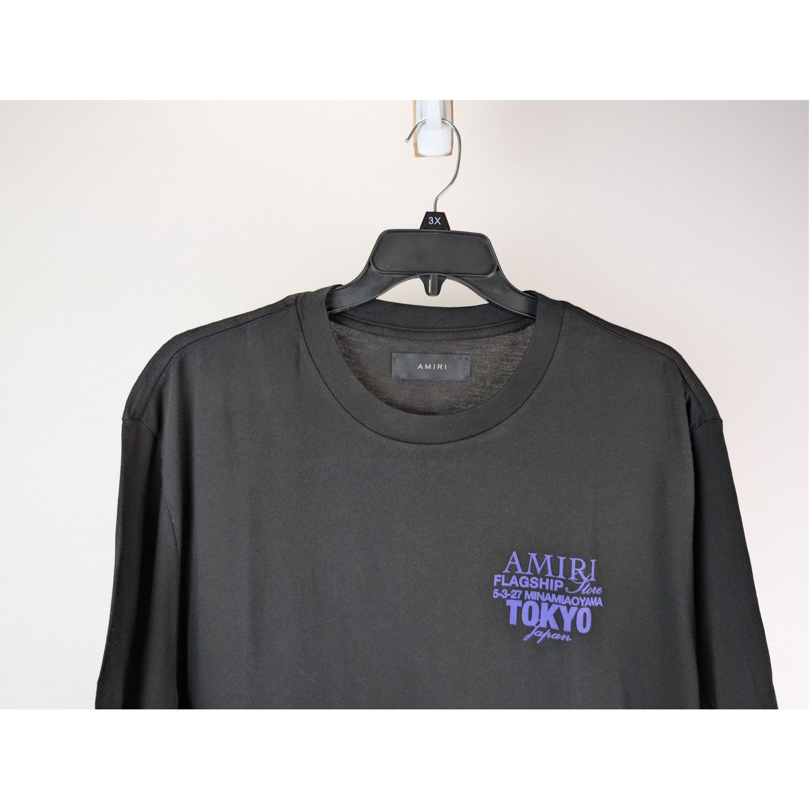 Amiri o1rshd1 3XL Bones Stacked Cotton T-shirt Tokyo in Black Size US XXL / EU 58 / 5 - 4 Thumbnail