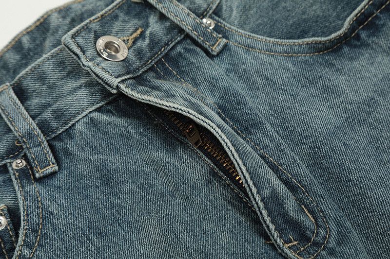 Jean American lightning pattern vintage jeans for men Size US 32 / EU 48 - 3 Thumbnail