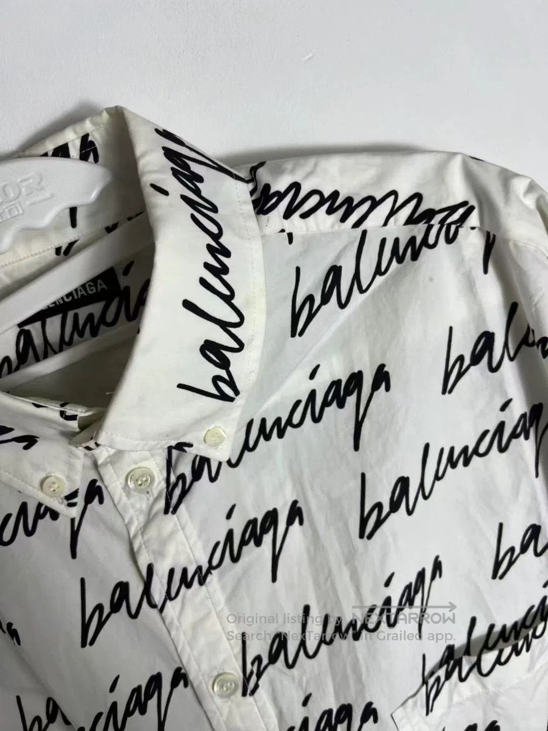 Balenciaga Balenciaga Logo Graffiti Print Shirt. Size US M / EU 48-50 / 2 - 3 Thumbnail