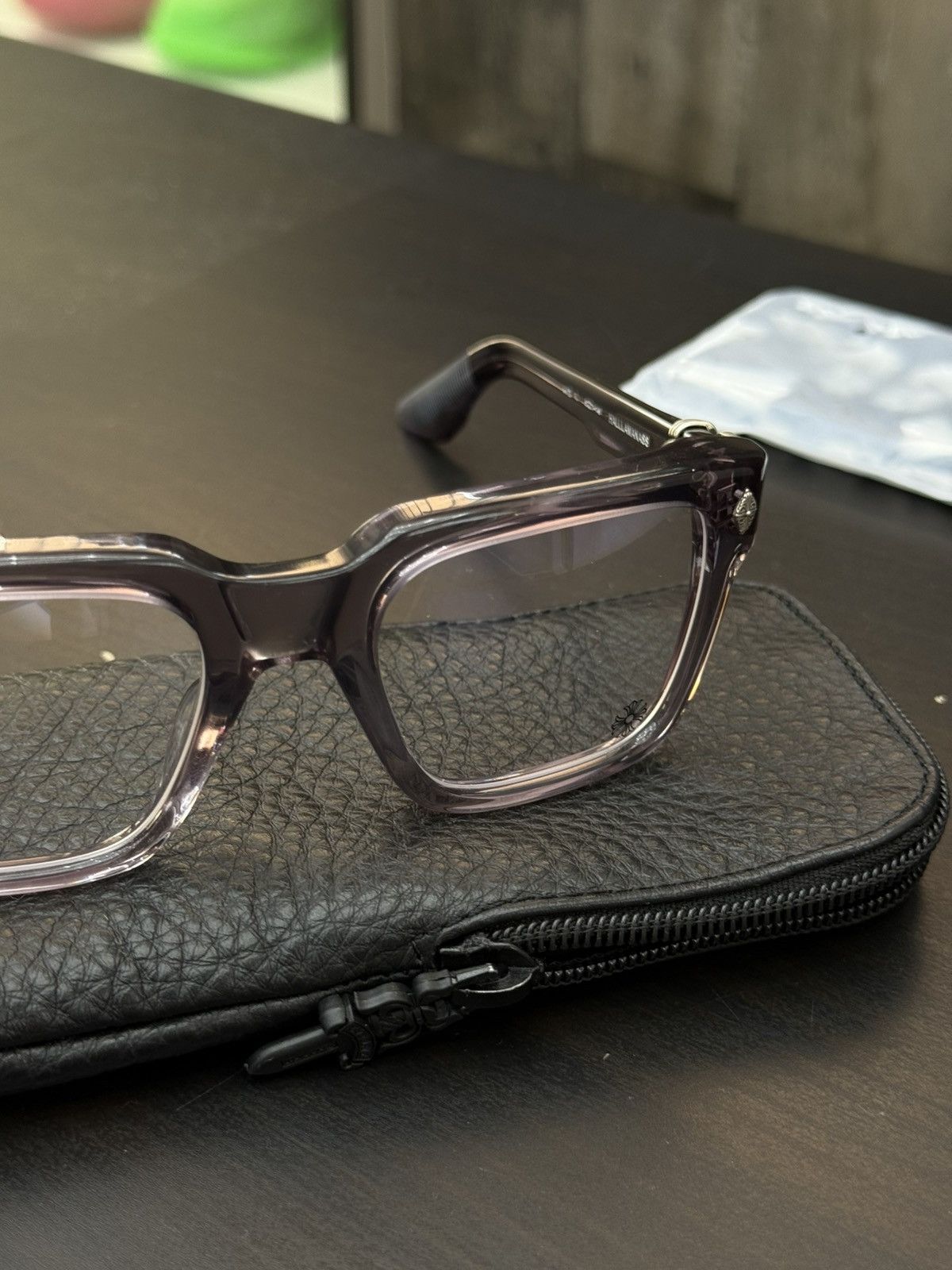 Chrome Hearts Chrome Hearts Flint “Halllamanass” Clear Glasses (NEW) Size ONE SIZE - 5 Thumbnail