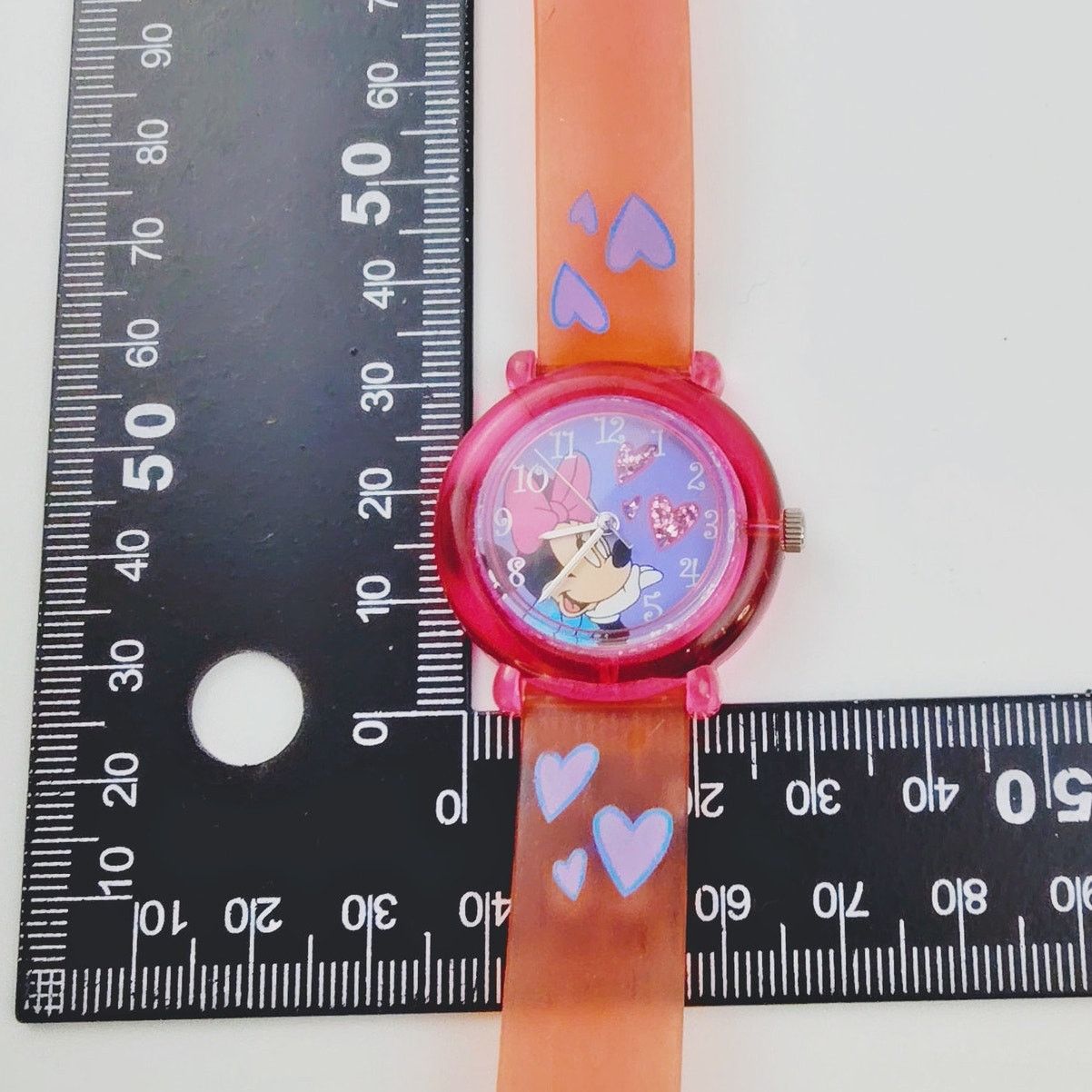 Disney Disney Minnie Mouse Red Plastic Watch with Hearts Size ONE SIZE - 8 Thumbnail