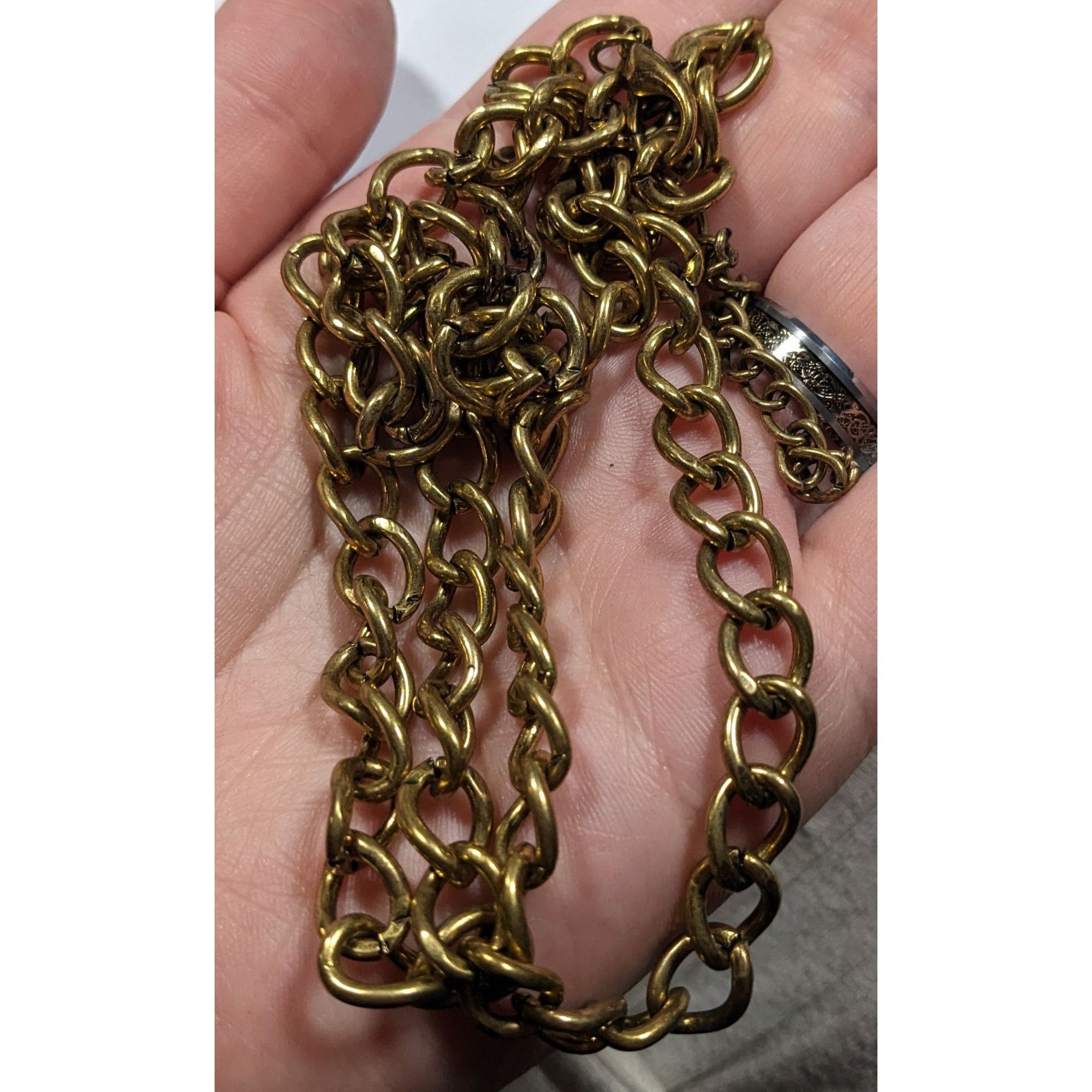 Other Vintage Classic Casual Gold Tone Chain Necklace Size ONE SIZE - 2 Thumbnail