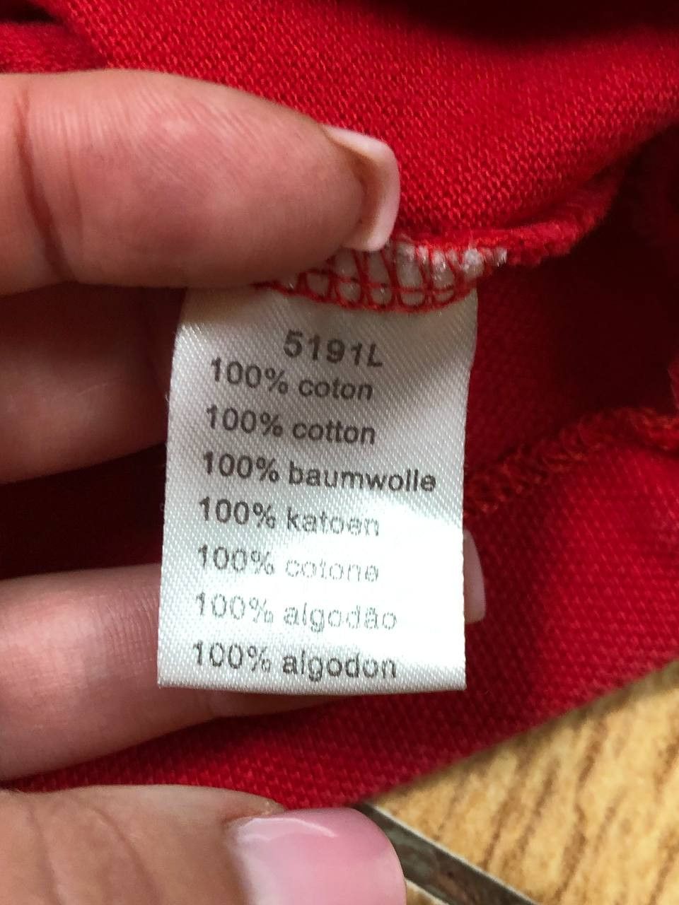 Lacoste Streetwear Logo Lacoste Red Polo VINTAGE T-Shirt Size US M / EU 48-50 / 2 - 10 Thumbnail