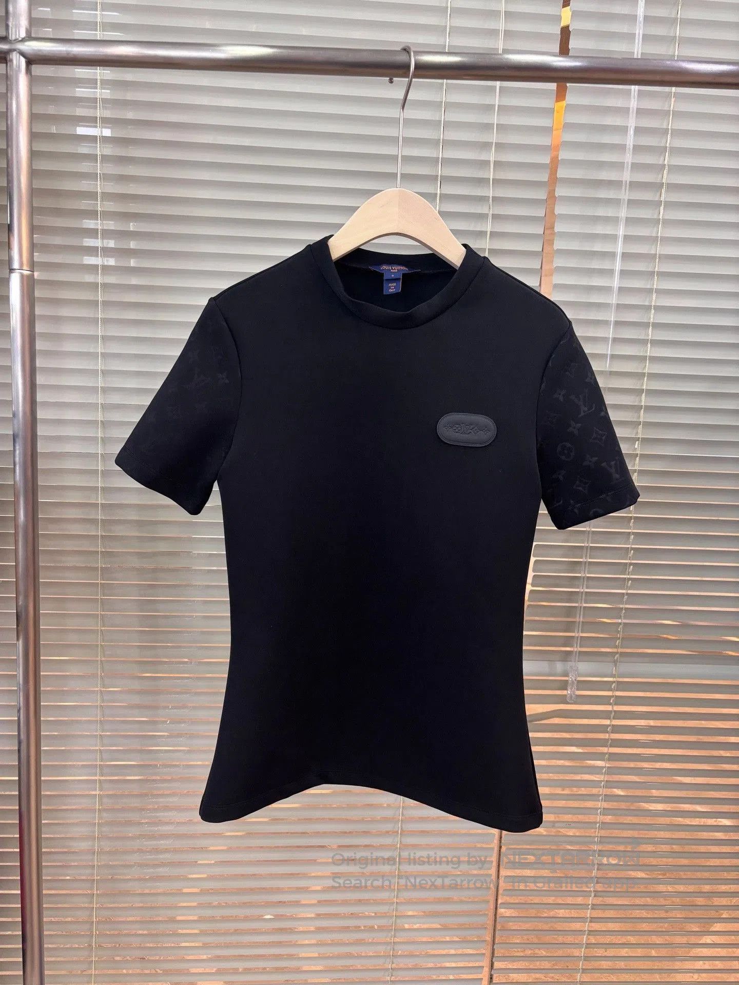 Louis Vuitton LV Black Cotton Short. Size S / US 4 / IT 40 - 1 Thumbnail