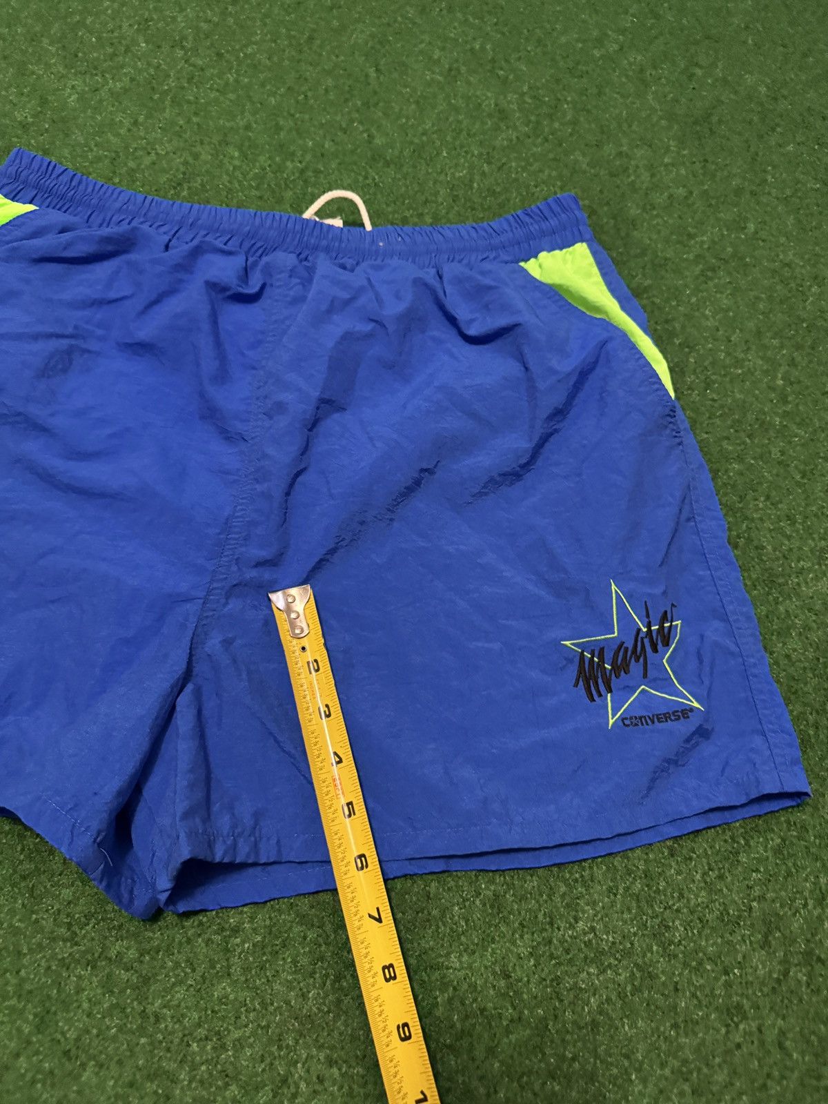 Converse Vintage 80s 90s Converse Magic Johnson Nylon Retro Shorts Size US 34 / EU 50 - 9 Thumbnail