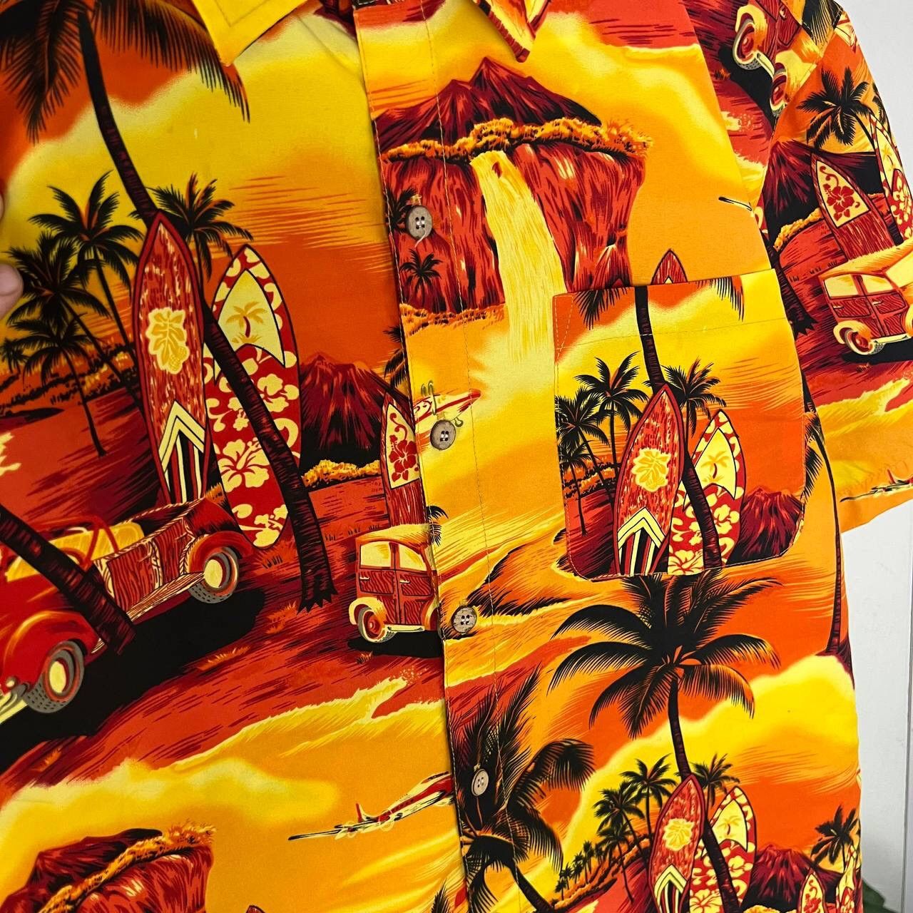 Vintage Hawaii Short Sleeve Shirt Summer Button Up Over Print Y2k Size US M / EU 48-50 / 2 - 3 Thumbnail