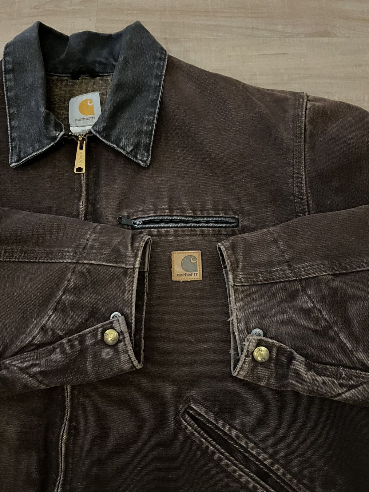 Carhartt Vintage Carhartt J97 DKB Detroit Jacket Size Large Excellent Size US L / EU 52-54 / 3 - 9 Thumbnail