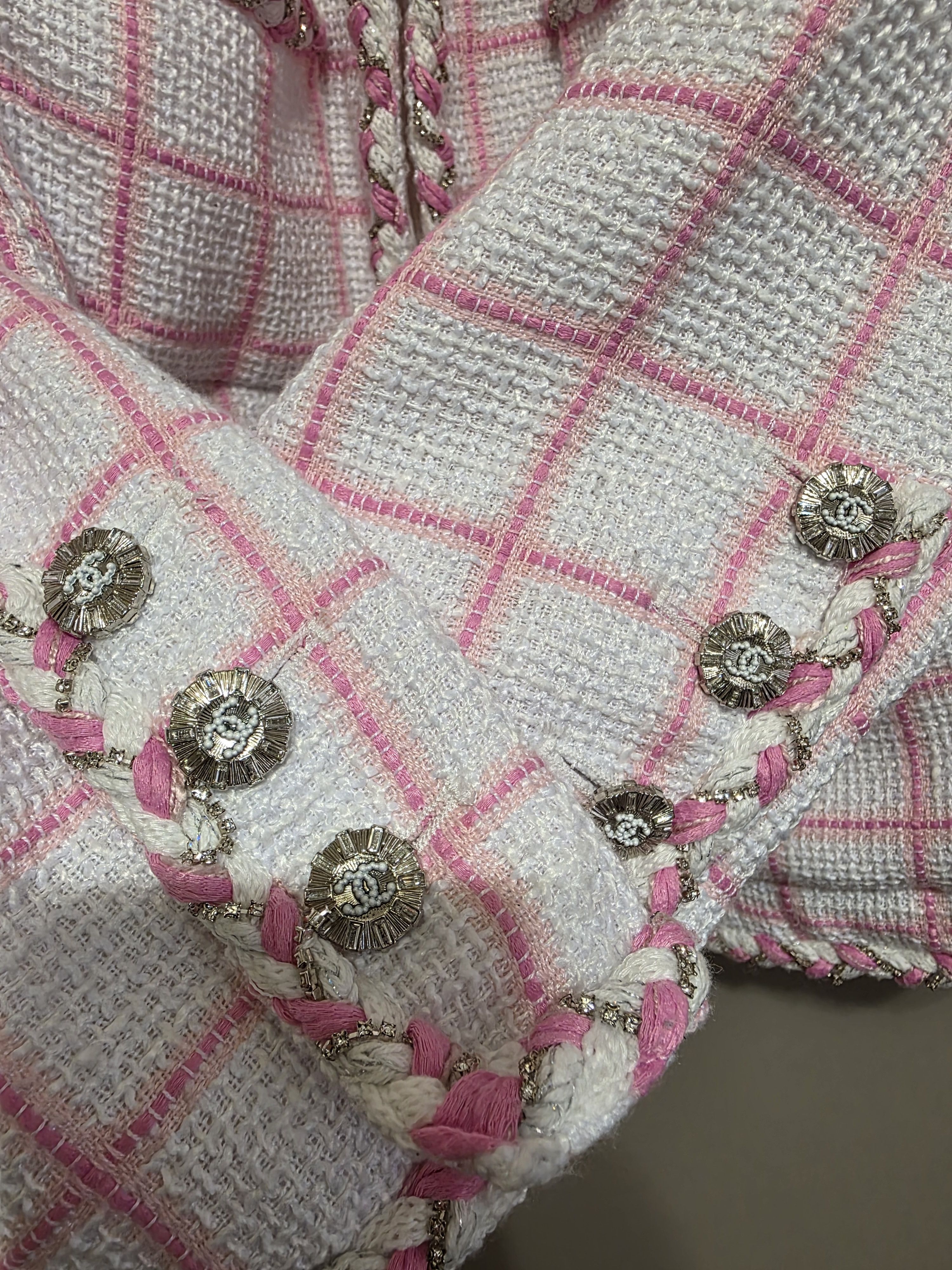 Chanel Chanel Tweed jasket Cruise 23C Monte-Carlo Runway size 40 Size M / US 6-8 / IT 42-44 - 9 Thumbnail