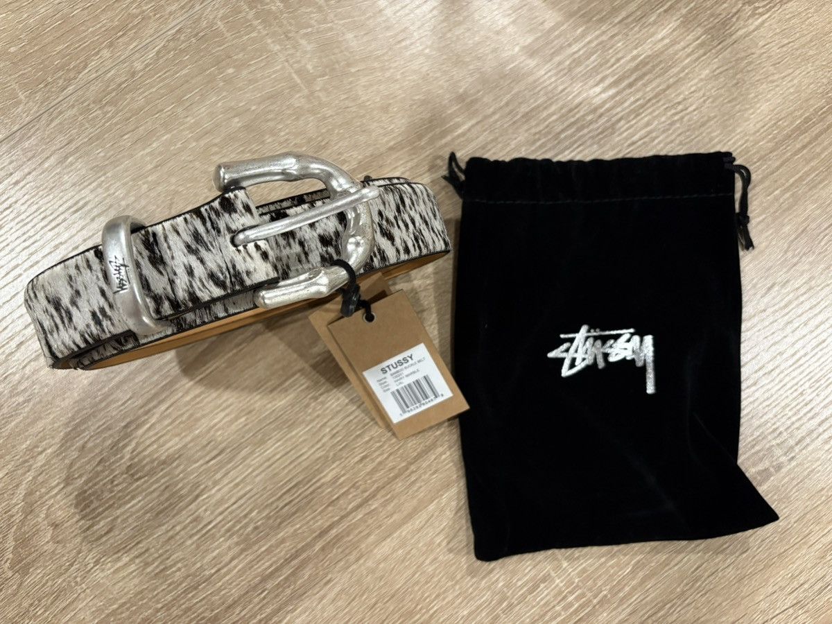 Stussy Stussy Pony Hair Animal Print Belt | Grailed