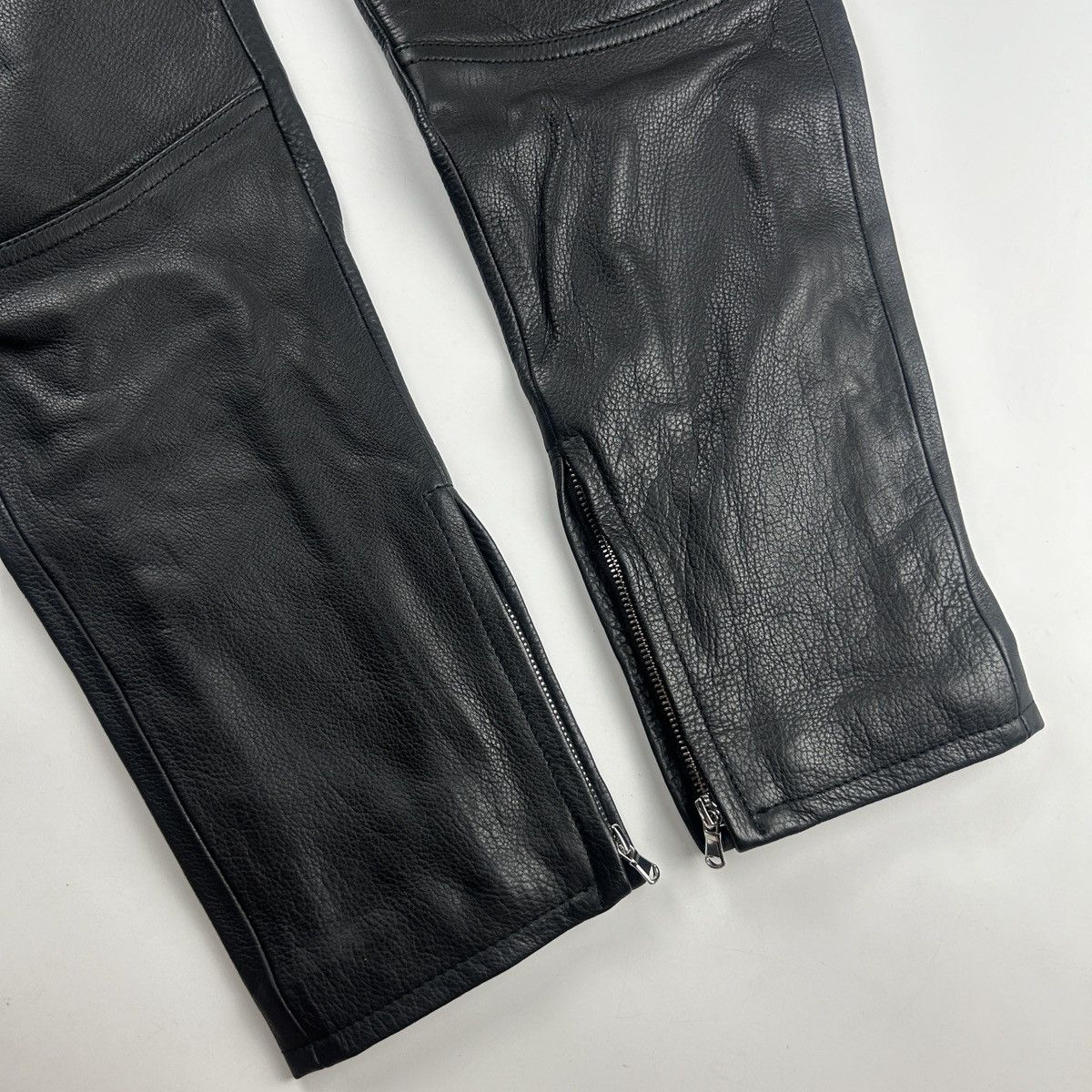 H&M × Moschino H&M x Moschino Leather Biker Pants Size US 30 / EU 46 - 8 Thumbnail