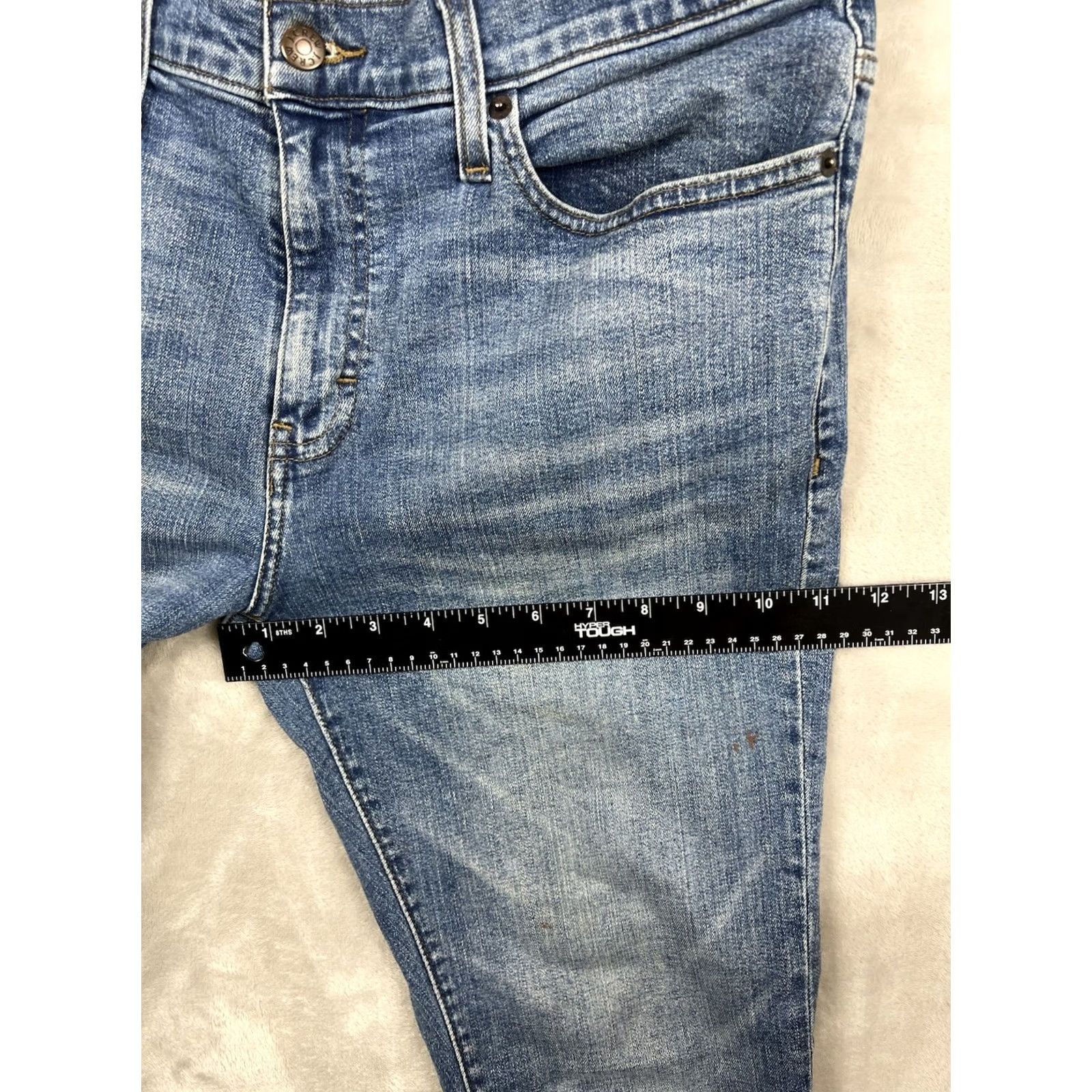 J.Crew J.CREW Jeans Slim Fit Medium Wash Men 33x30 5-Pocket Denim Casual Stretch Jeans Size US 33 - 3 Thumbnail