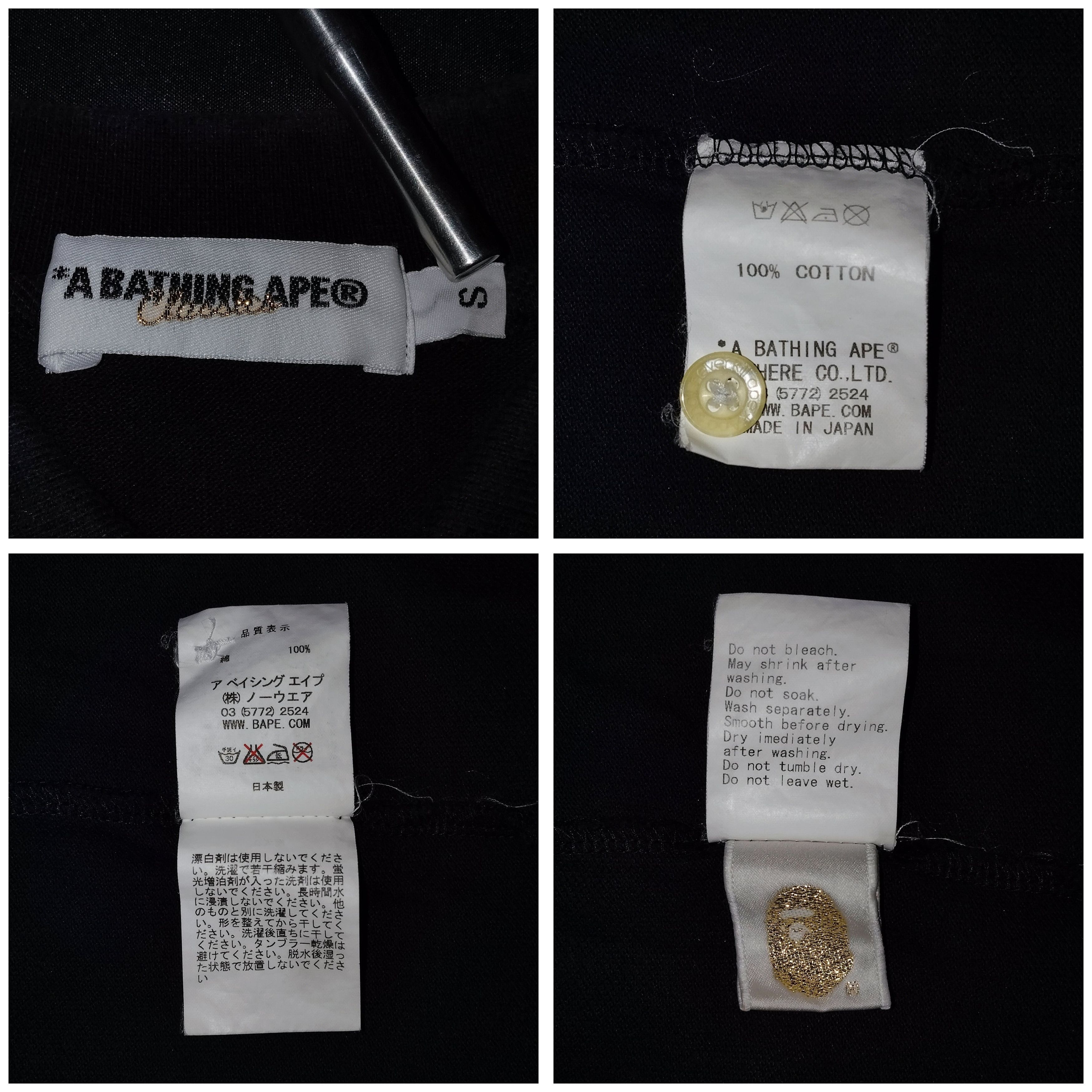 Bape 2010 Bape Pazzilazres Embriodery Polo Size US S / EU 44-46 / 1 - 6 Thumbnail