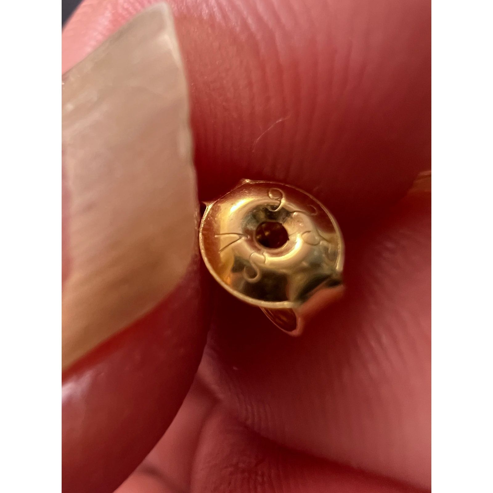 Other CZ radiant square YG vermeil stud earrings Size ONE SIZE - 6 Thumbnail