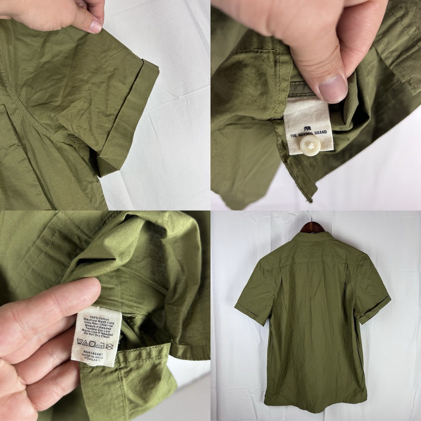 Needles NWT The Normal Brand Expedition Shirt Pine Needle Green Short Sleeve Size Large Size US L / EU 52-54 / 3 - 8 Thumbnail