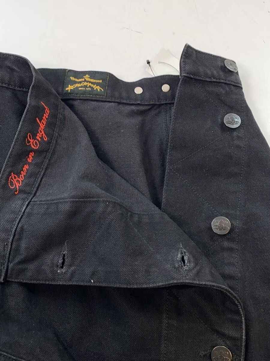 Vivienne Westwood Asymmetrical Button Panel Denim Skirt Size 25" / US 0 / IT 36 - 3 Thumbnail