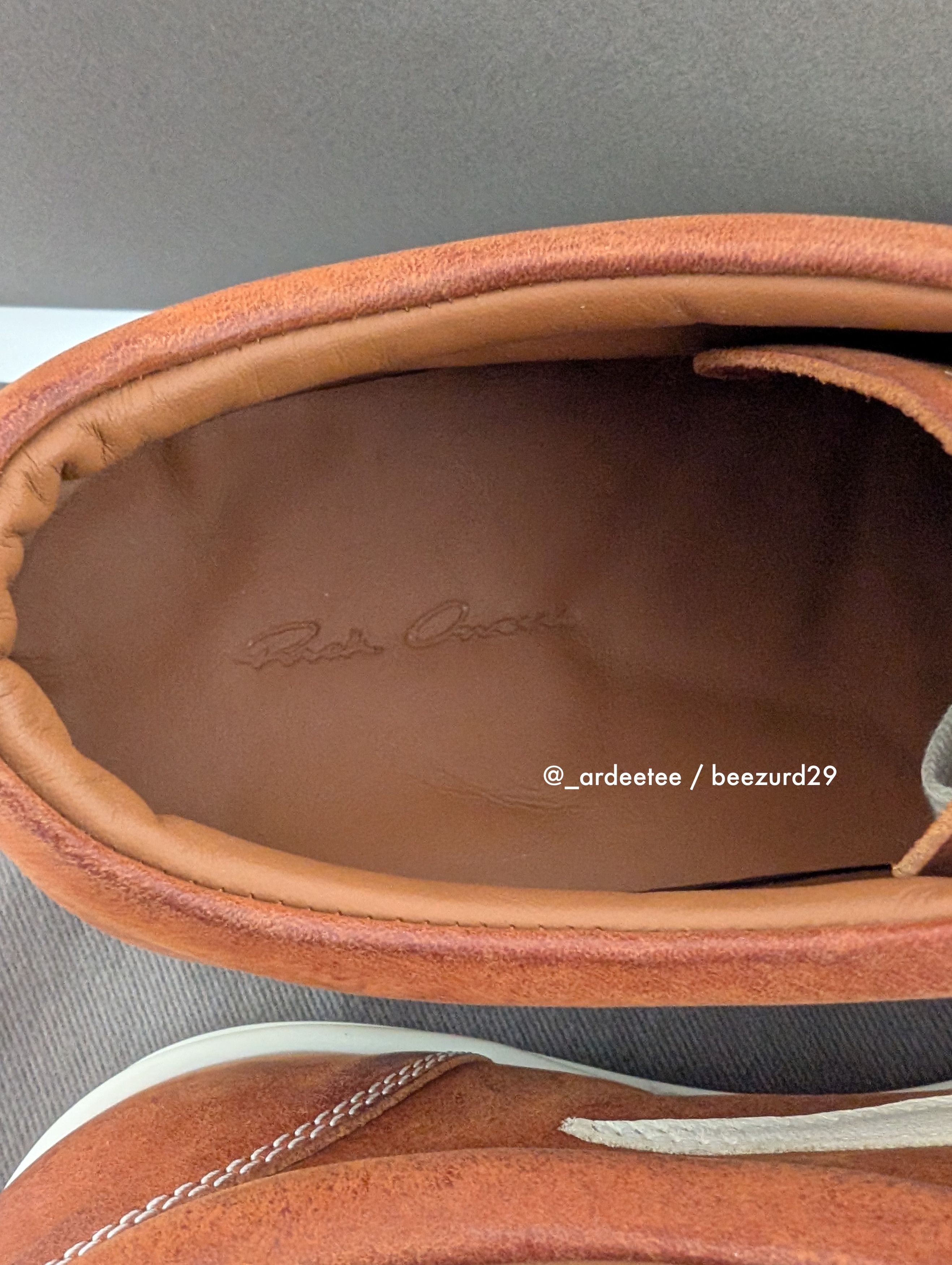 Rick Owens *NEW* NUBUCK LEATHER VINTAGE SNEAKERS VANS CLAY SS24 Size US 11 / EU 44 - 10 Thumbnail