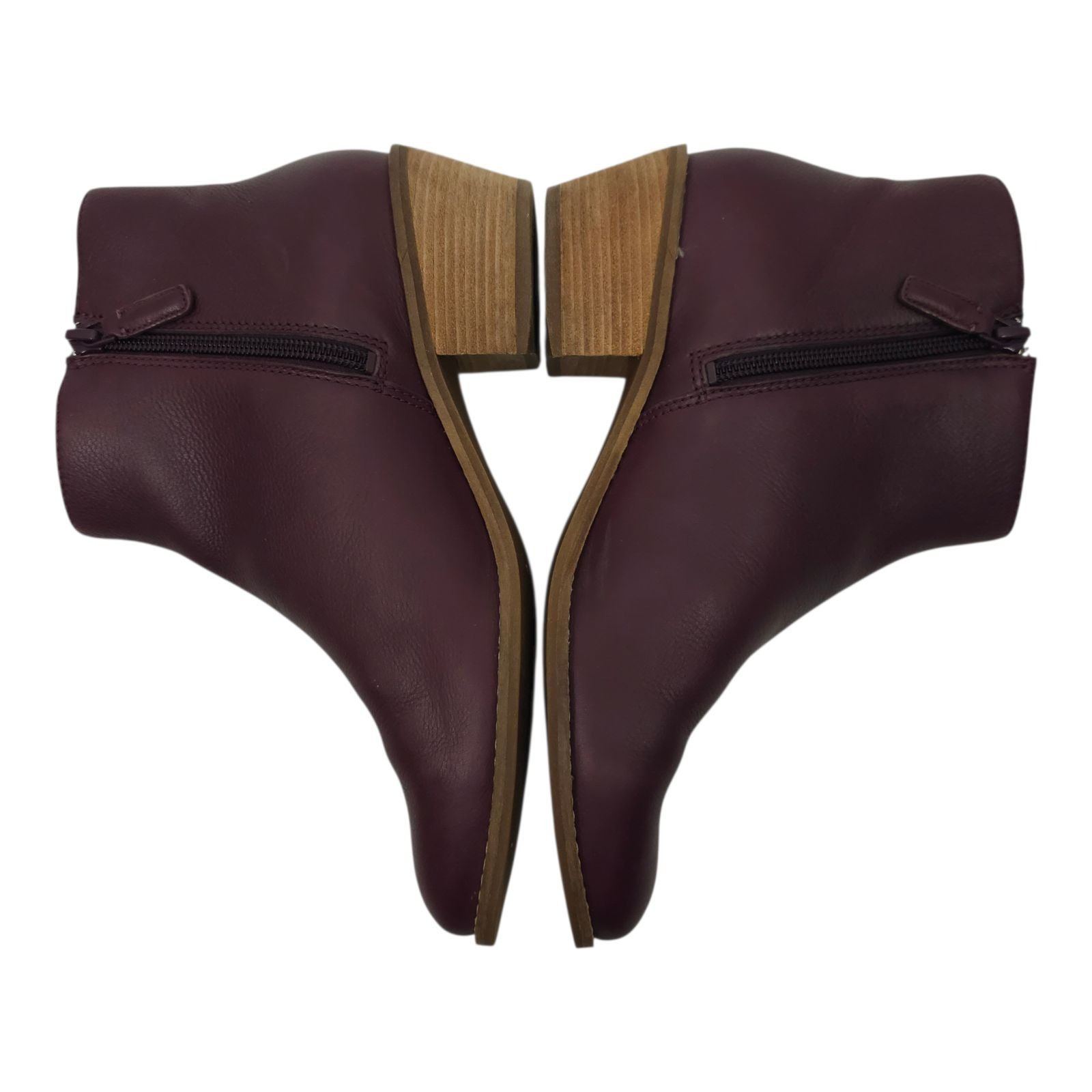 Cole Haan Cole Haan Joanna Bootie Size 8 Wine Leather Burgundy Size US 8 / IT 38 - 10 Thumbnail