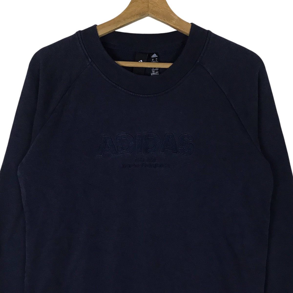 Adidas Adidas Spell Out Pullover Jumper Sweatshirt Size US M / EU 48-50 / 2 - 2 Thumbnail