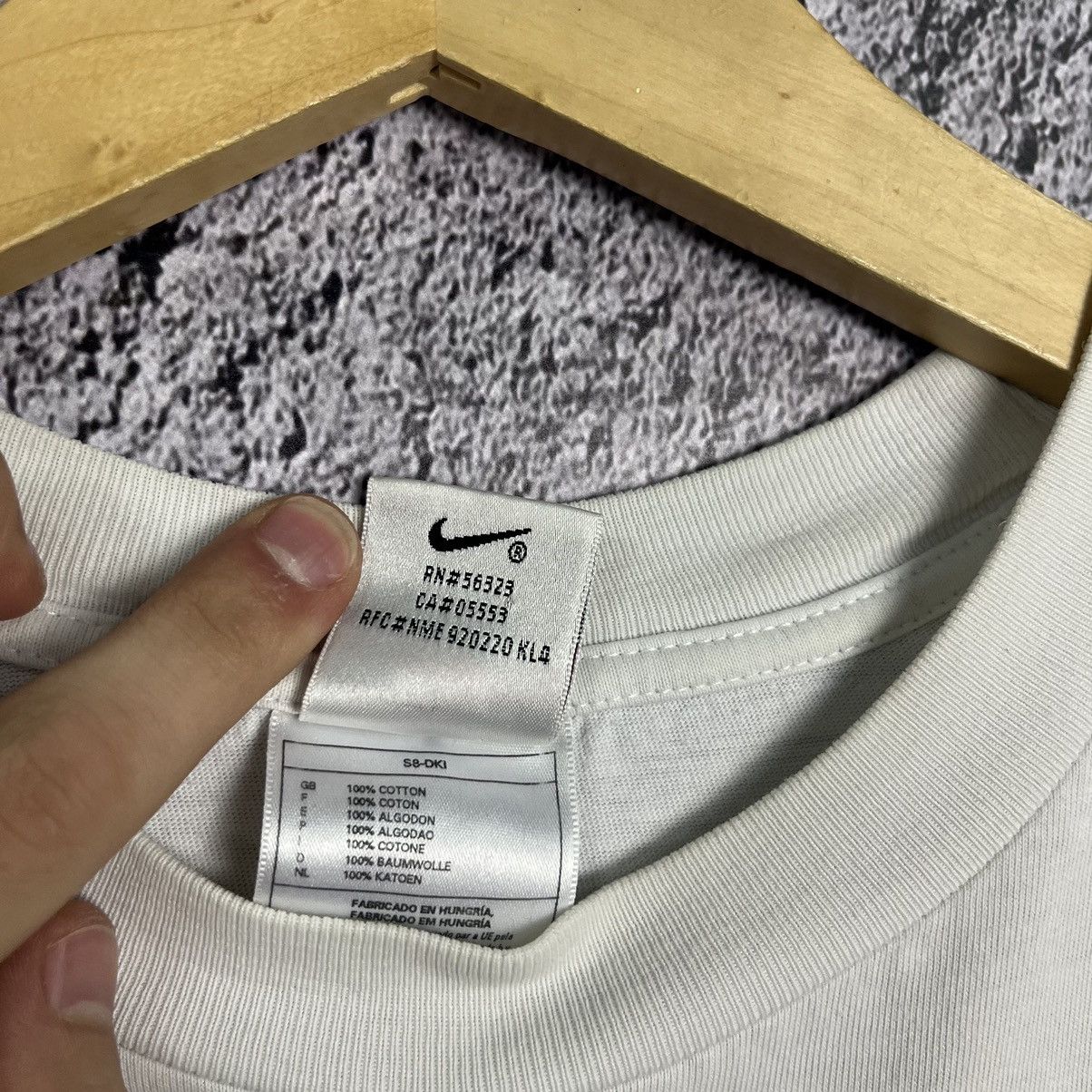 Nike × Vintage ✈️VINTAGE✈️ Nike Sport Front Printed Centre oval logo T-Shirt Size US L / EU 52-54 / 3 - 7 Thumbnail