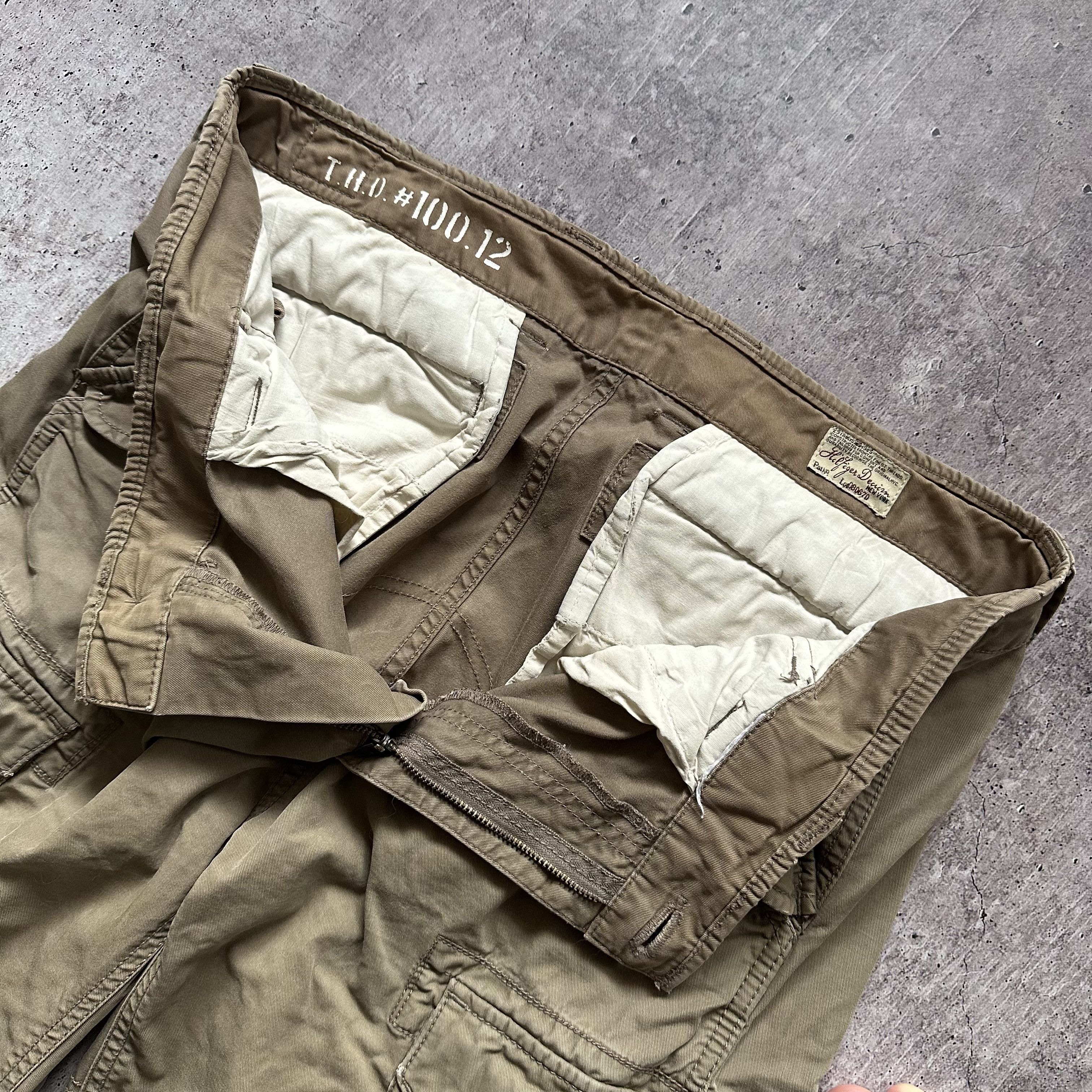 Tommy Hilfiger × Vintage Tommy Hilfiger Cargo Baggy Vintage Avant Garde Denim Pants Size US 32 / EU 48 - 4 Thumbnail