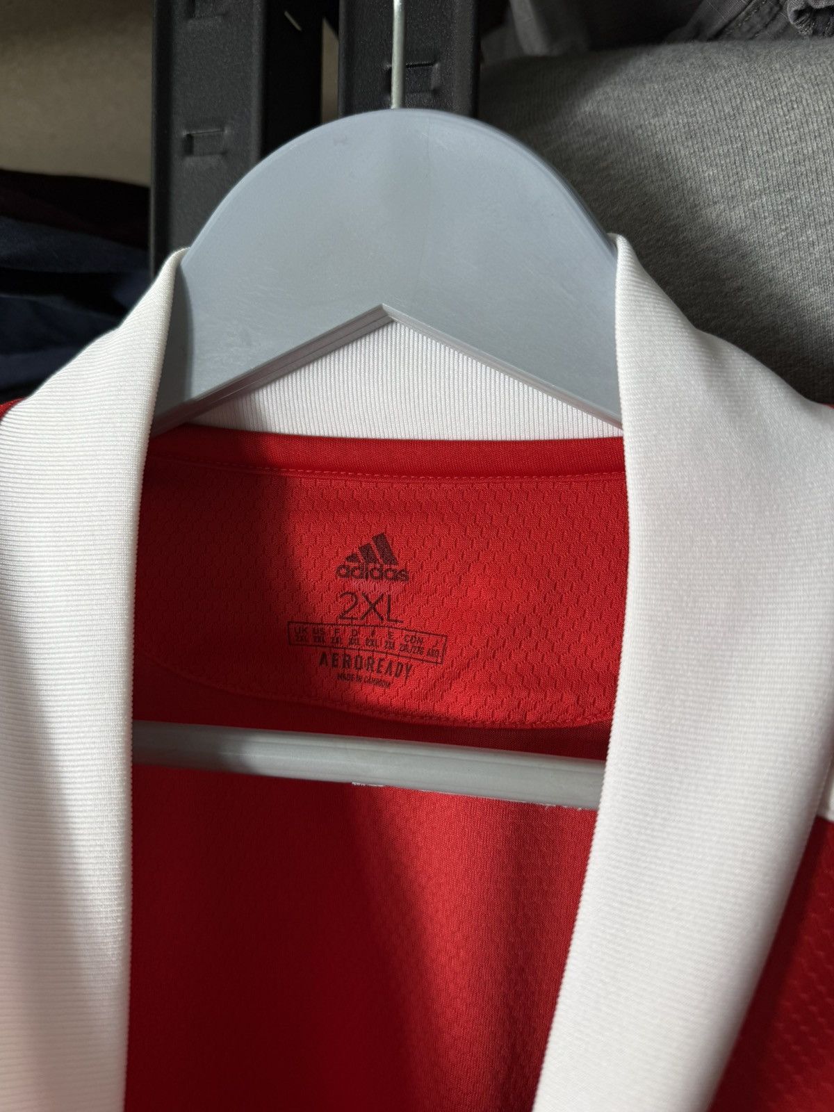 Adidas Adidas Union Berlin Jersey XXL Red Soccer Shirt Aroundtown Size US XXL / EU 58 / 5 - 8 Thumbnail