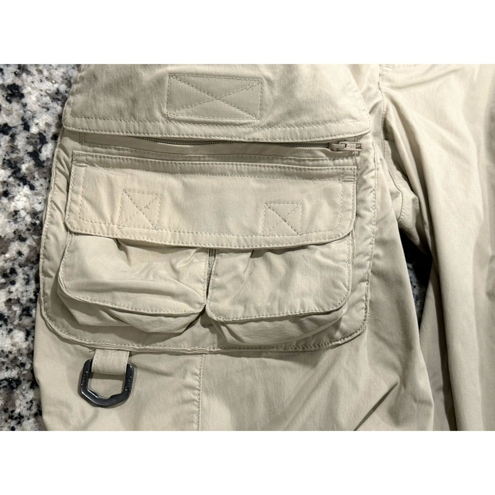 Orvis Orvis Pants Men’s Tech 14 Pocket Sz 42x34 Cargo Solid Beige Nylon Spandex NWT 39 Size US 42 / EU 58 - 4 Thumbnail
