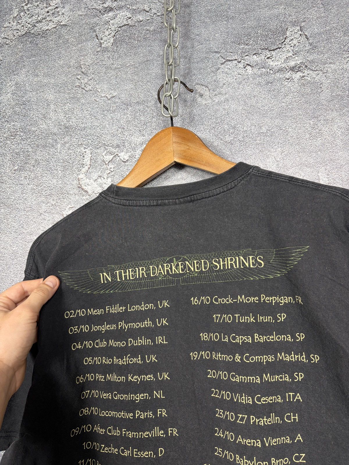 Band Tees Vintage 2002 Nile In Their Darkened Shrines Metal T-shirt Size US XL / EU 56 / 4 - 10 Thumbnail