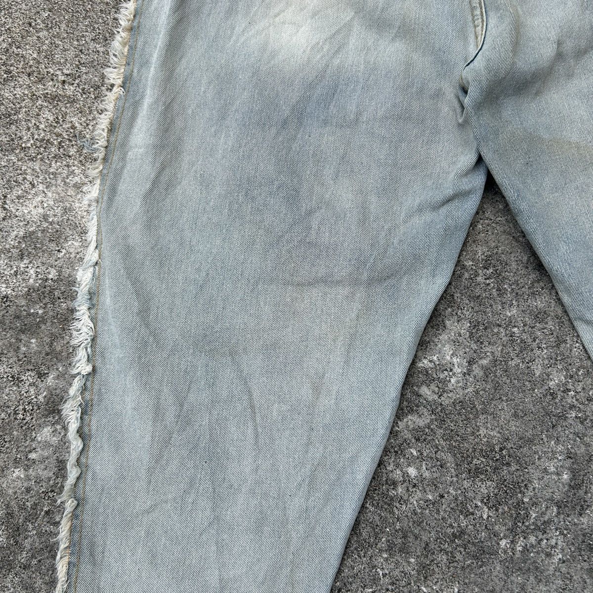 Japanese Brand Loose Jeans Patchwork Paint Style *kapital Stlye Size US 27 - 23 Thumbnail