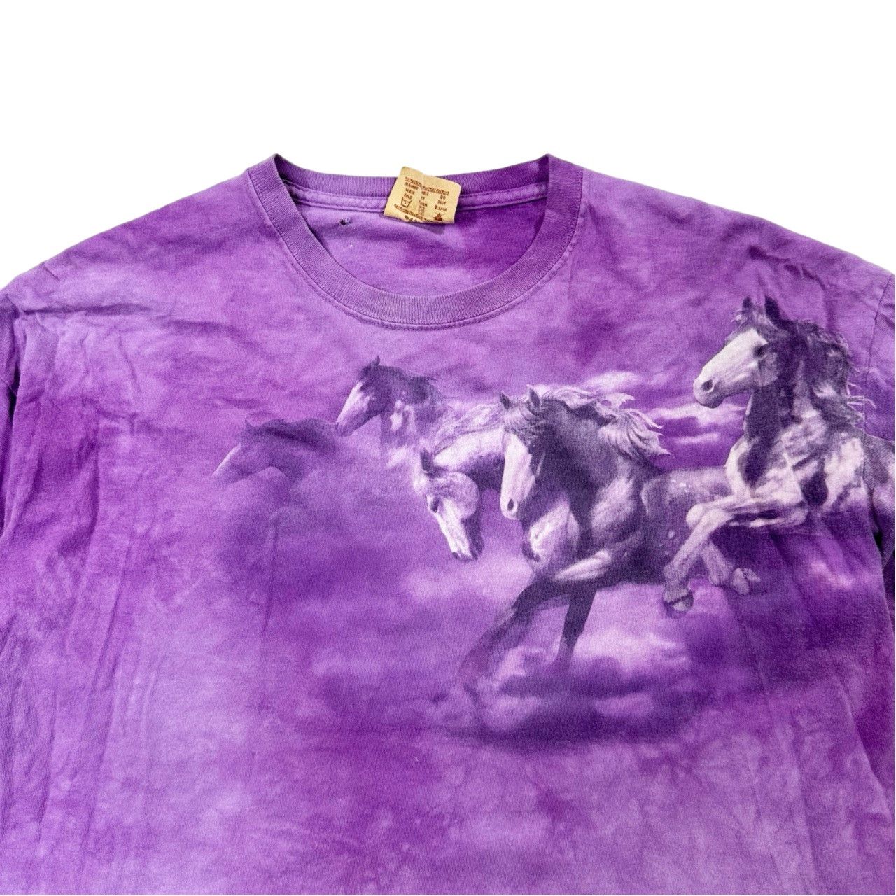 Vintage Vintage The Mountain Big Print Graphic Horses Tie Dye Size US XL / EU 56 / 4 - 2 Thumbnail