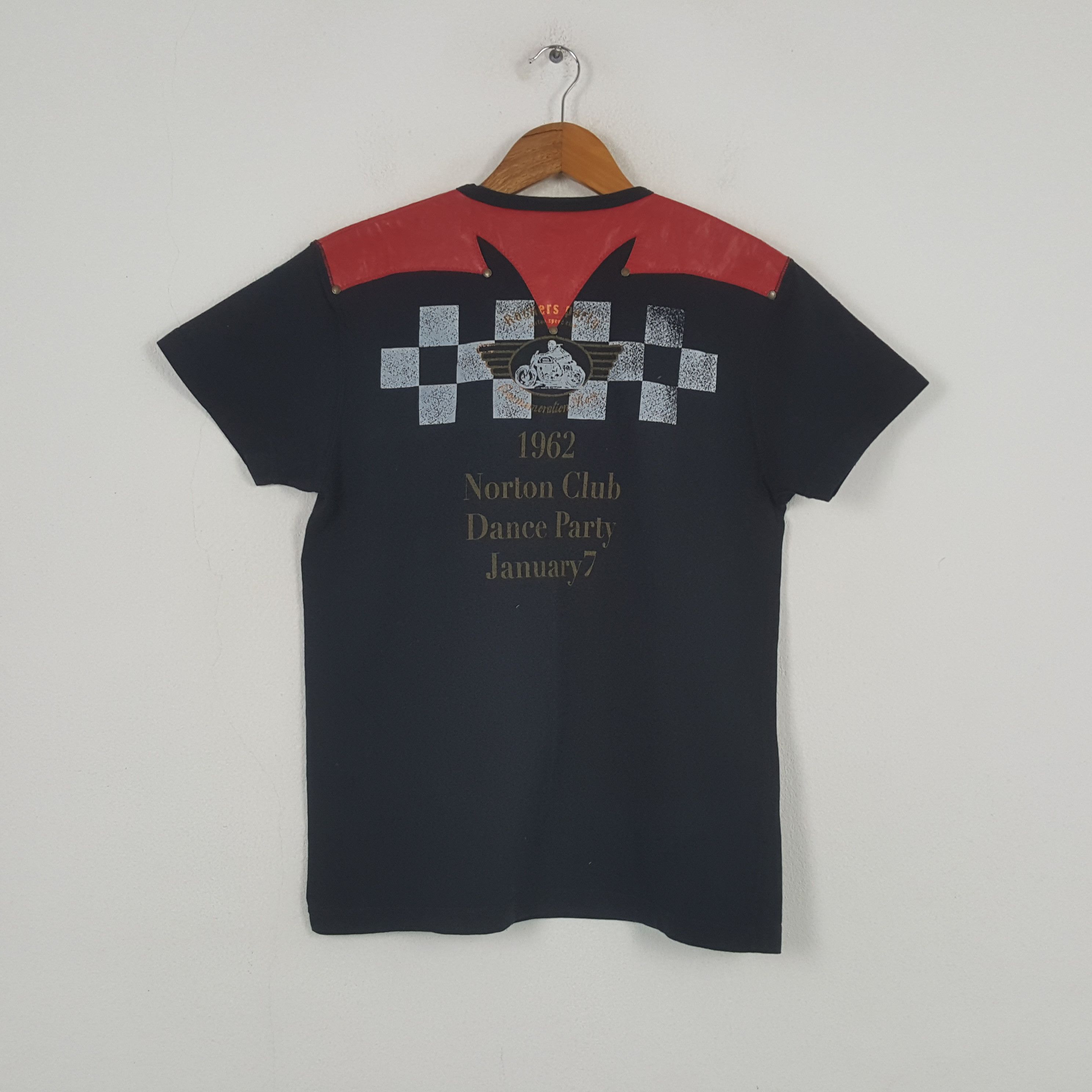 Norton × Vintage Vintage NORTON Racing Team Motorcycle T-shirt C285N1 Size US M / EU 48-50 / 2 - 1 Thumbnail