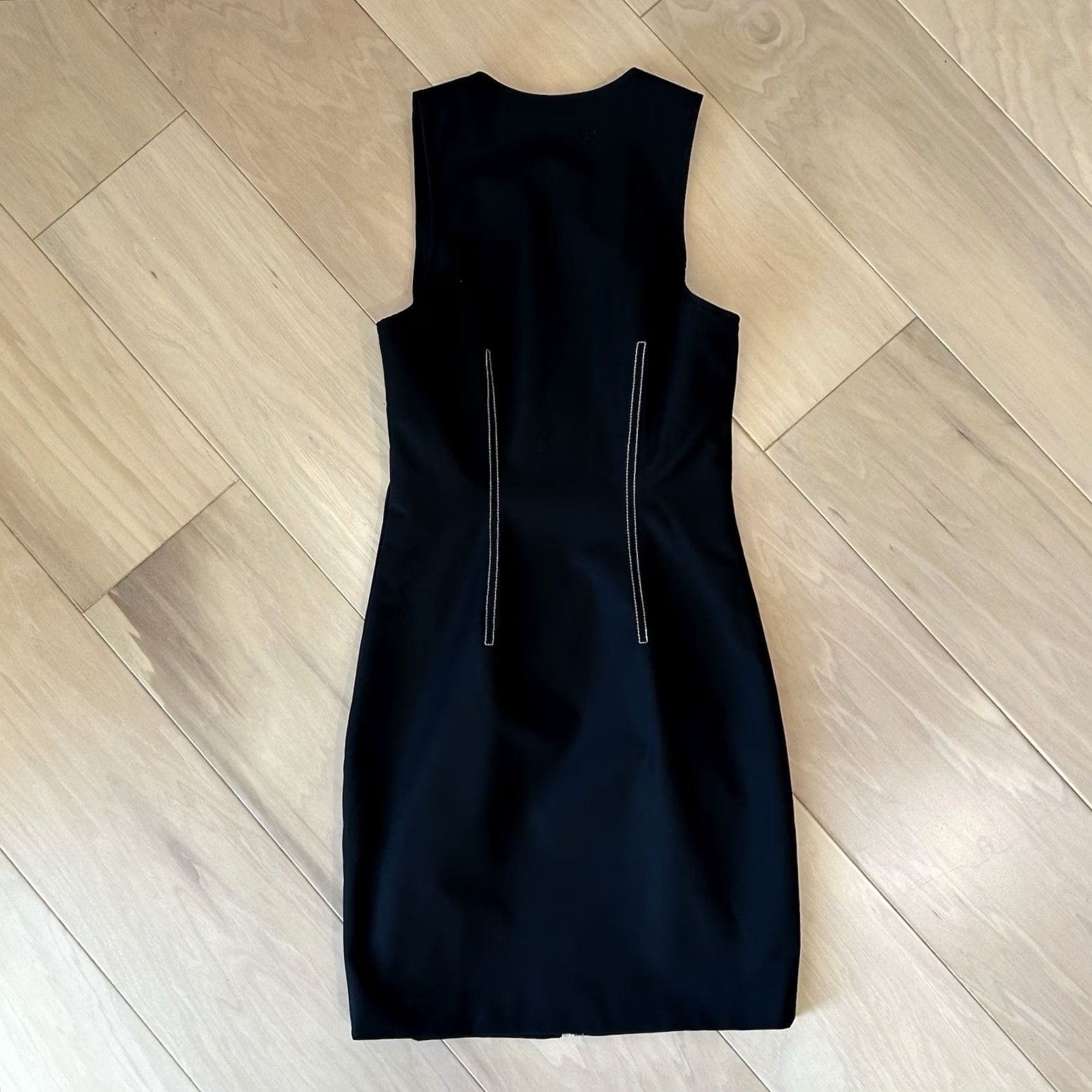 T by Alexander Wang T BY ALEXANDER WANG Black Sleeveless Full Zip Tech Mini Dress Women's 2 Size XS / US 0-2 / IT 36-38 - 4 Thumbnail
