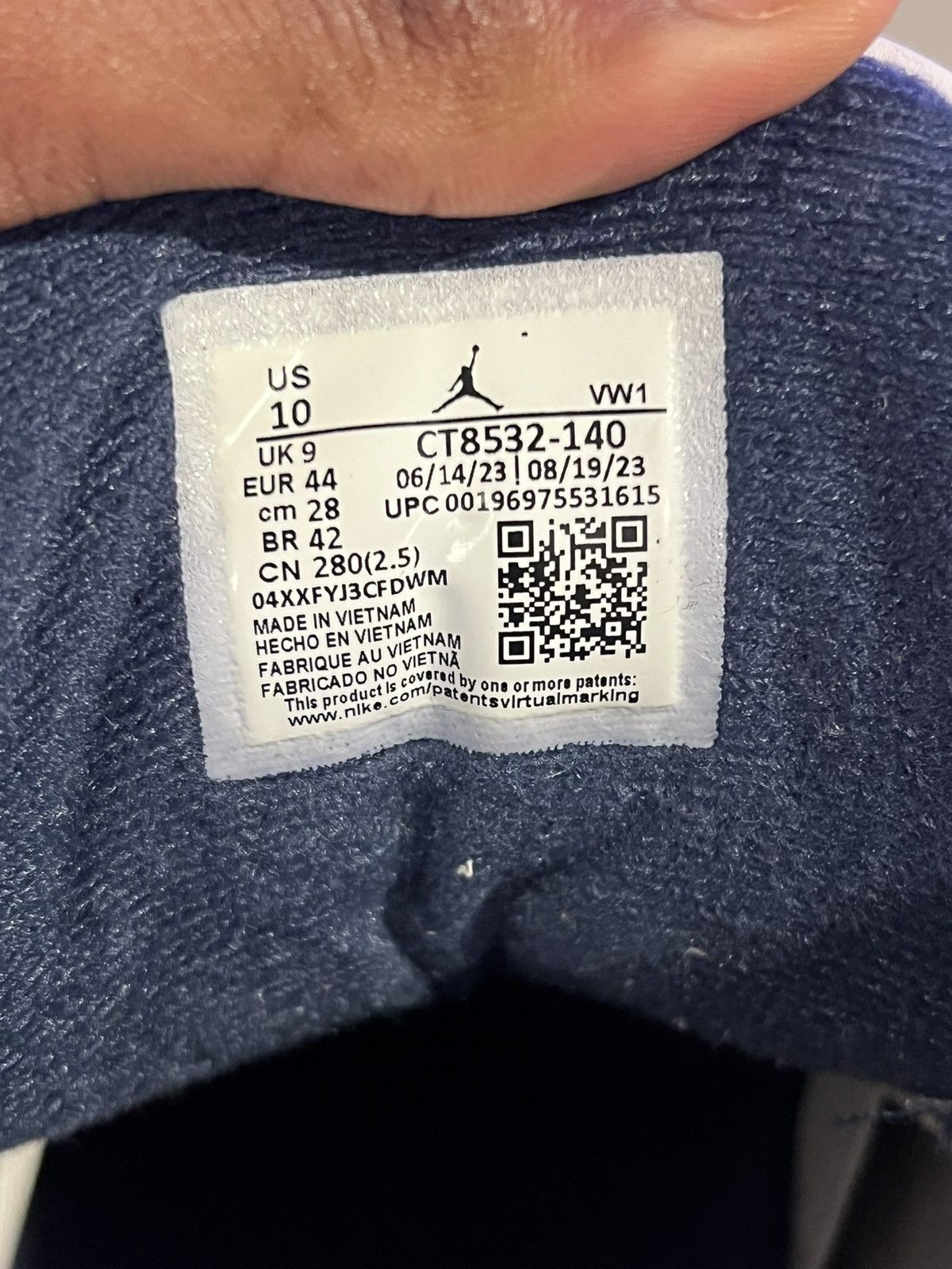 Jordan Brand Jordan 3 Midnight Navy Size US 10 / EU 43 - 7 Thumbnail