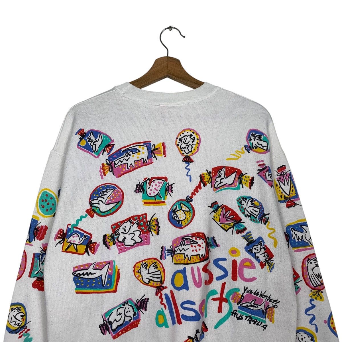 Other Vintage Viva La Wombat Australia Full Print Sweatshirt Size US S / EU 44-46 / 1 - 8 Thumbnail