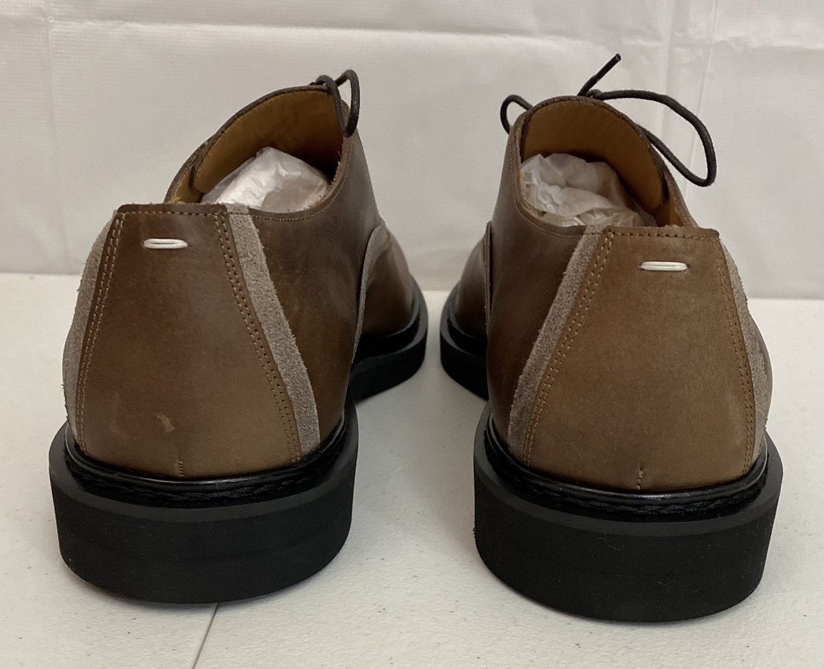 Maison Margiela Maison Margiela 22 🇮🇹 Brown Leather Suede Trim Oxfords 12 New Size US 12 / EU 45 - 11 Thumbnail