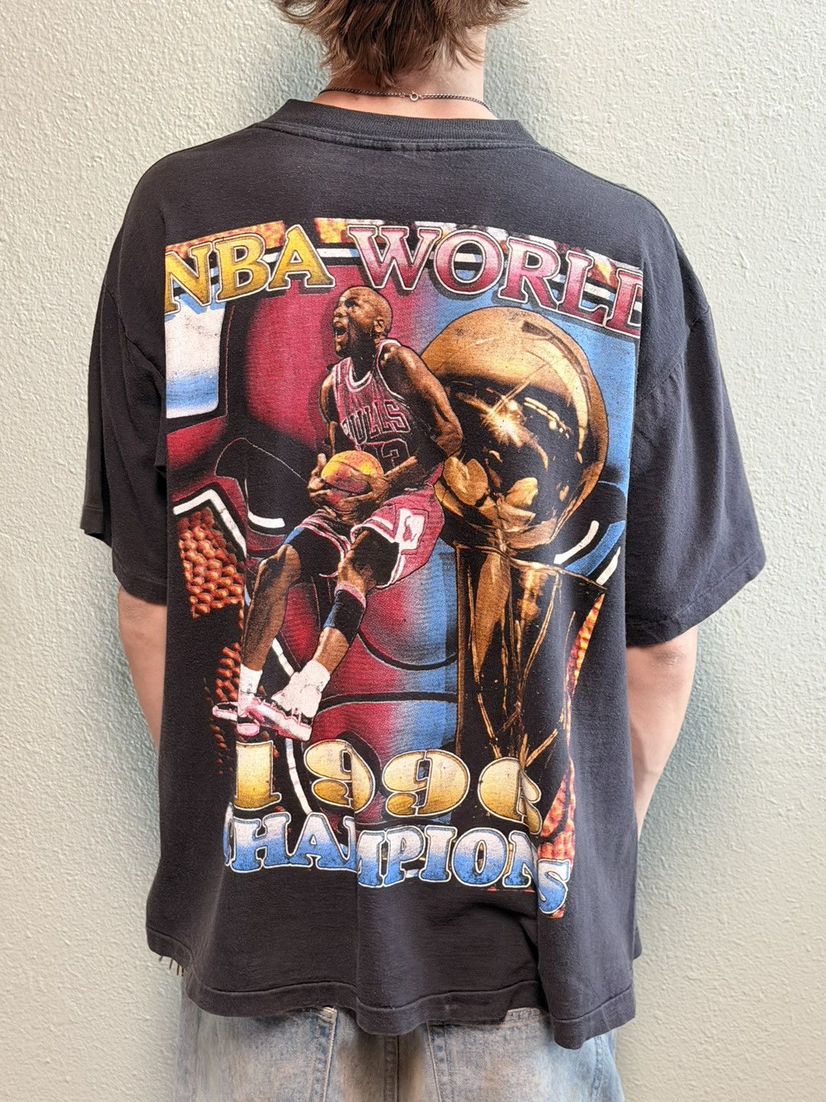 Vintage Vintage Chicago bulls Tee Size US L / EU 52-54 / 3 - 2 Thumbnail