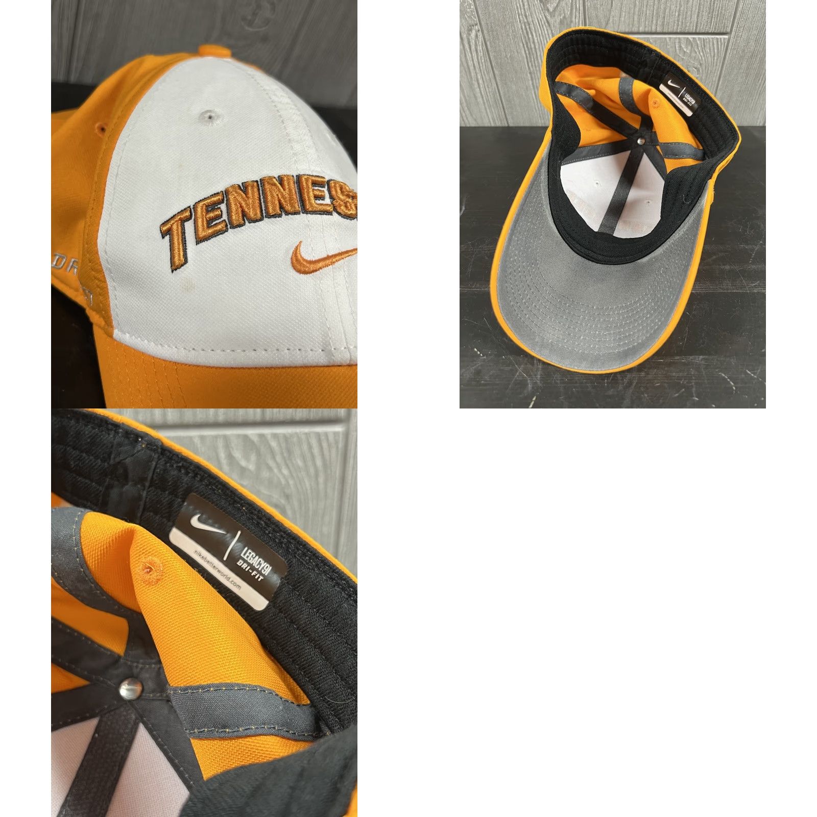 Nike Nike Tennessee Legacy 91 Drifit Baseball Cap Hat OSFA Embroidered Size ONE SIZE - 8 Thumbnail