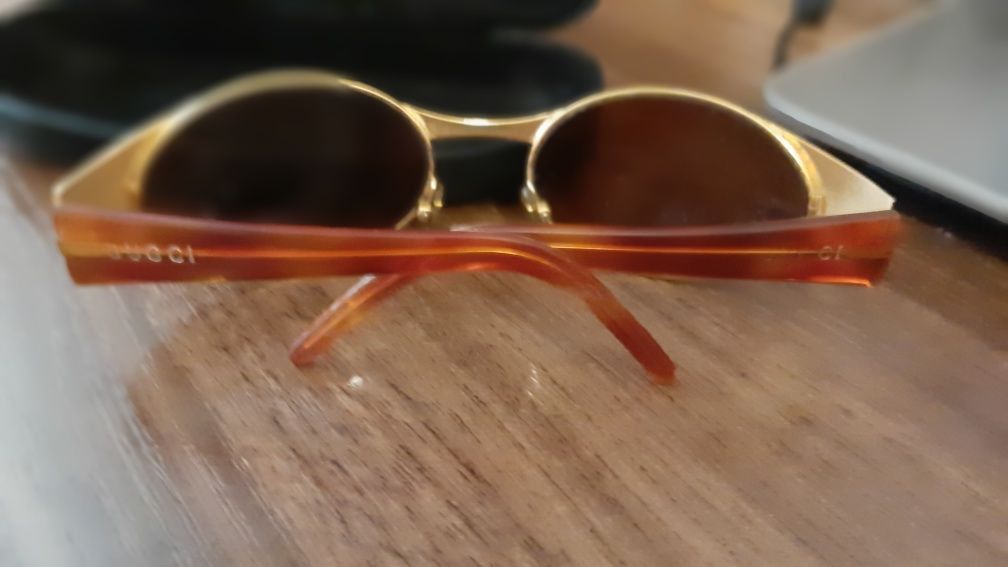 Gucci Gucci Vintage Gold GG 2378/S Unisex Sunglasses Size ONE SIZE - 4 Thumbnail