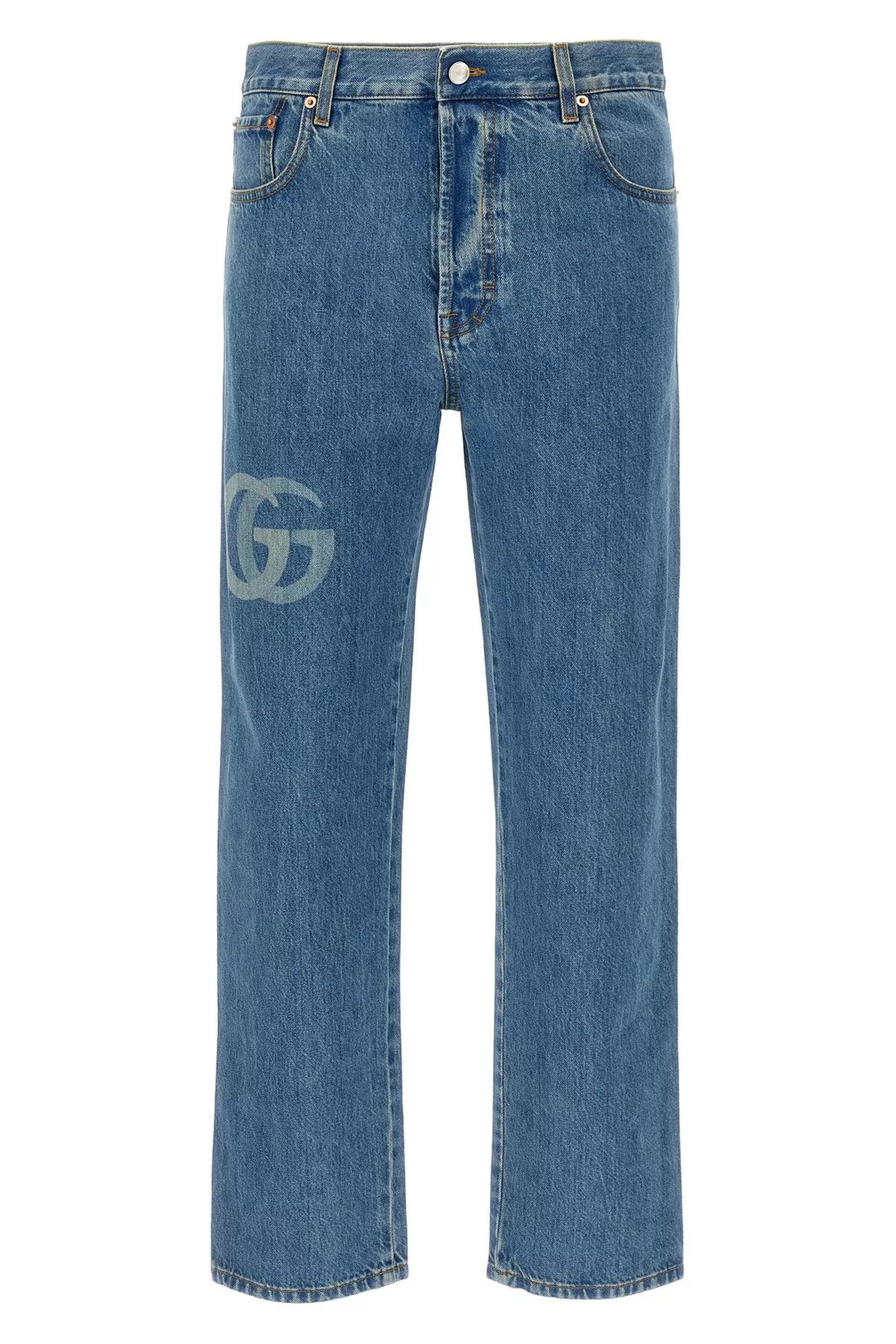 デニム・ジーパン GUCCI Boyfriend jeans with gucci rosso ancora tag Boyfriend jeans with gucci rosso ancora tag GUCCI - Nugnes1920