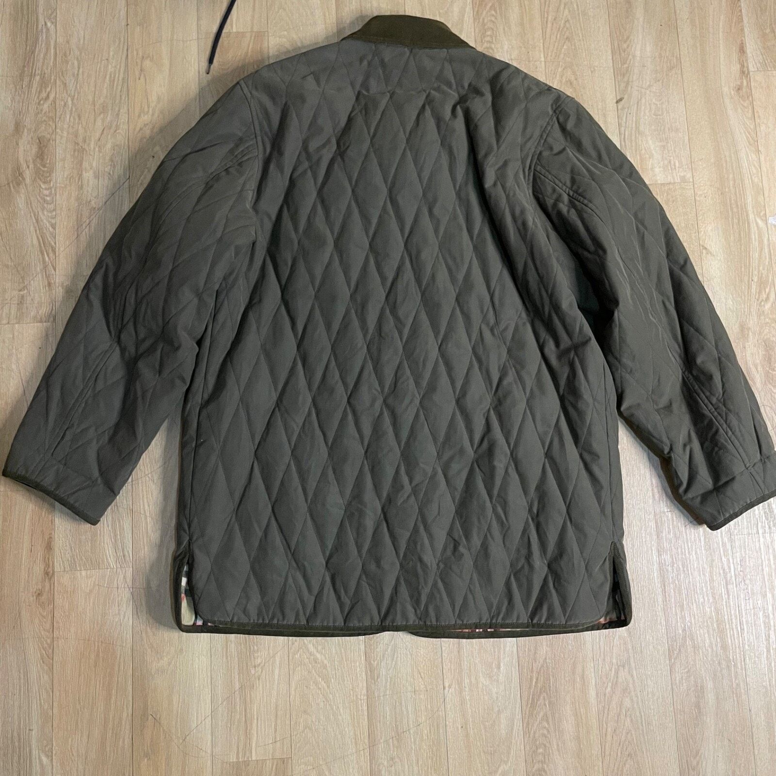 Burberry VINTAGE Burberry Quilted Jacket Nova check Diamond corduroy Size L / US 10 / IT 46 - 3 Thumbnail