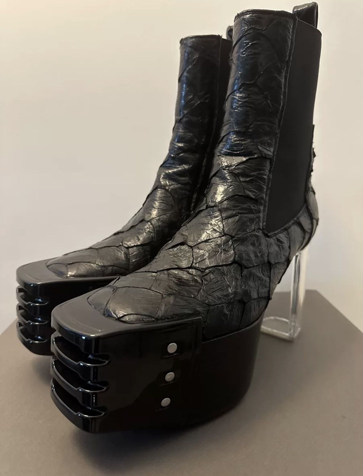 Rick Owens Rick Owens megalohyal skin boots Size US 10 / EU 43 - 1 Thumbnail
