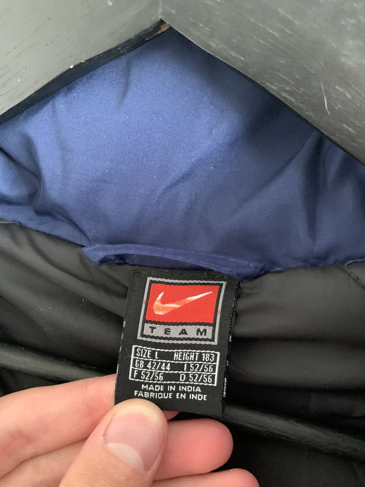 Nike × Vintage Vintage Nike Puffer Jacket Y2k Style Size US L / EU 52-54 / 3 - 8 Thumbnail