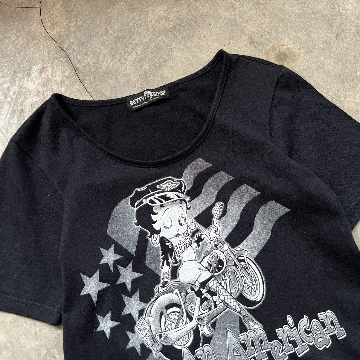 Japanese Brand Betty Boop Biker An American Shirt Size S / US 4 / IT 40 - 2 Thumbnail