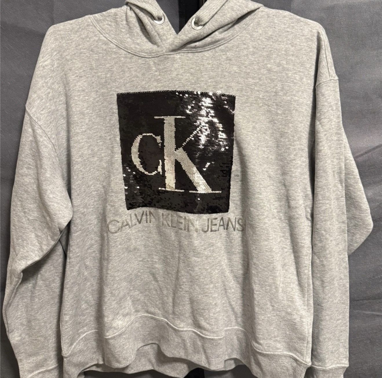 Calvin Klein Calvin Klein Jeans Sequin Logo Sweatshirt changing Sequins Size L / US 10 / IT 46 - 4 Thumbnail