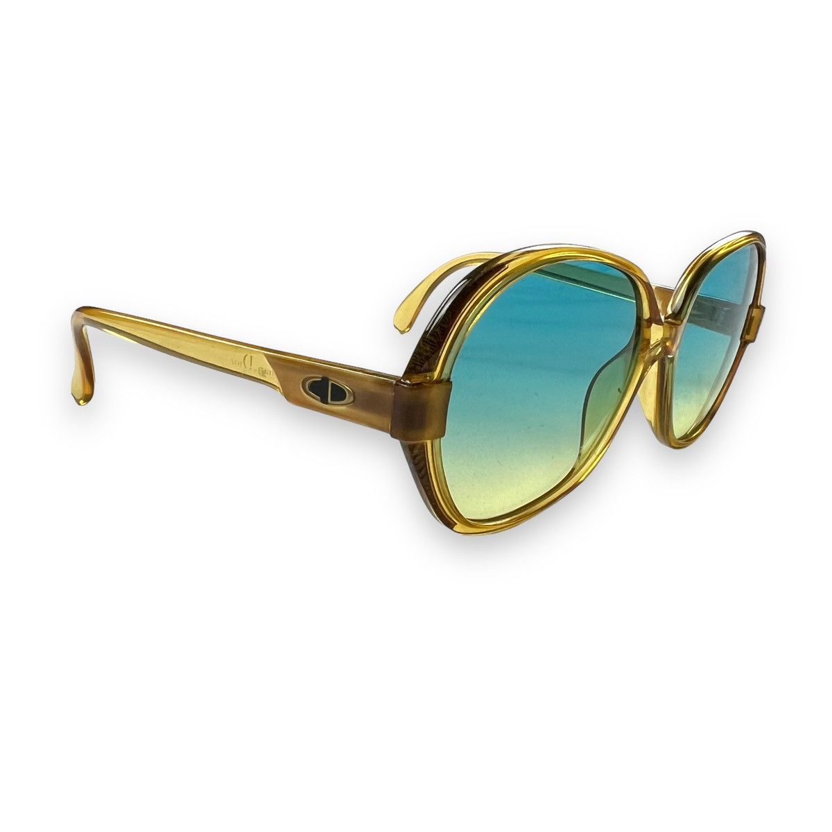 Dior Christian Dior 1980’s 2214 Sunglasses w/ Custom Blue Lenses Size ONE SIZE - 2 Thumbnail