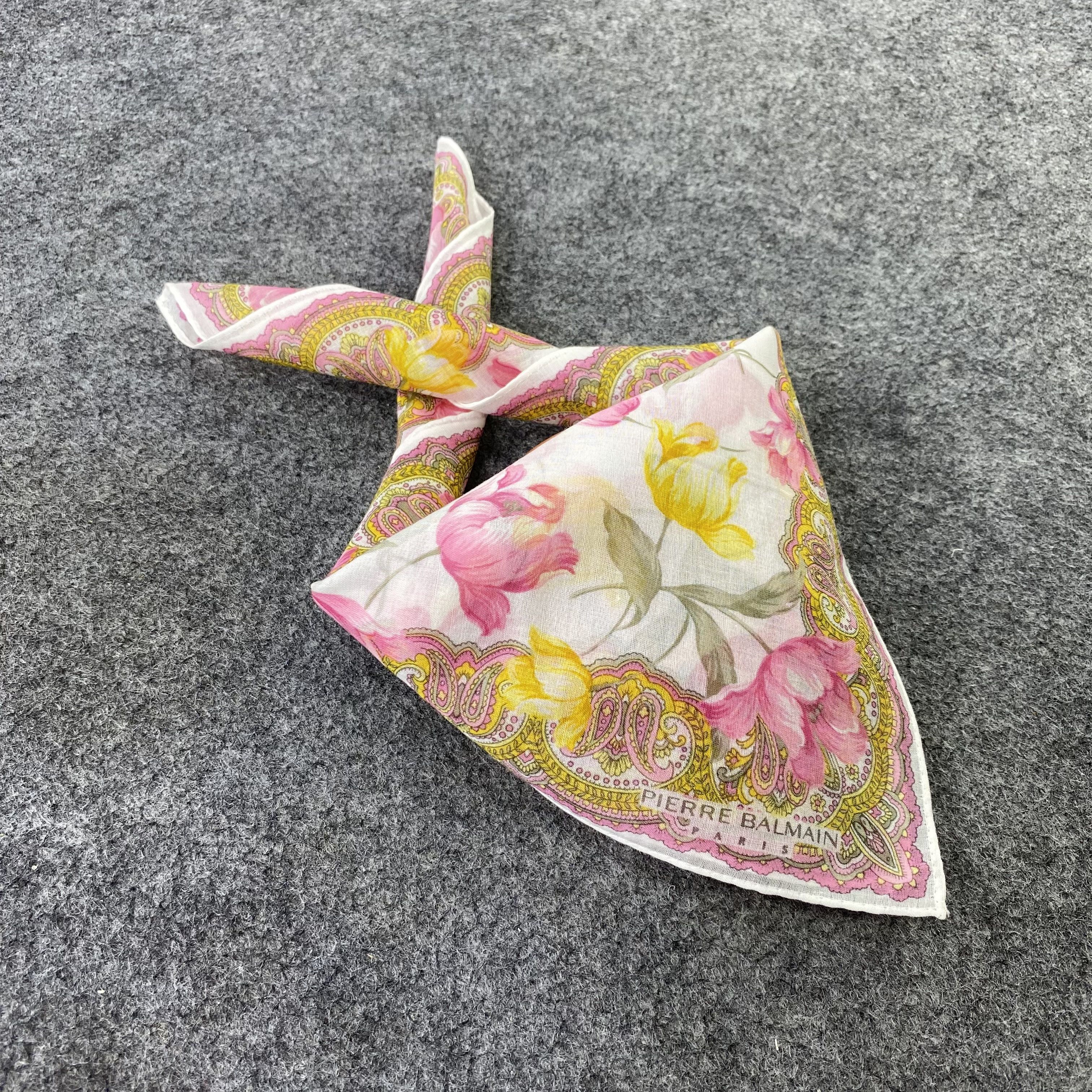 Pierre Balmain Pierre Balmain Handkerchief / Bandana / Neckerchief -B857 Size ONE SIZE - 1 Thumbnail