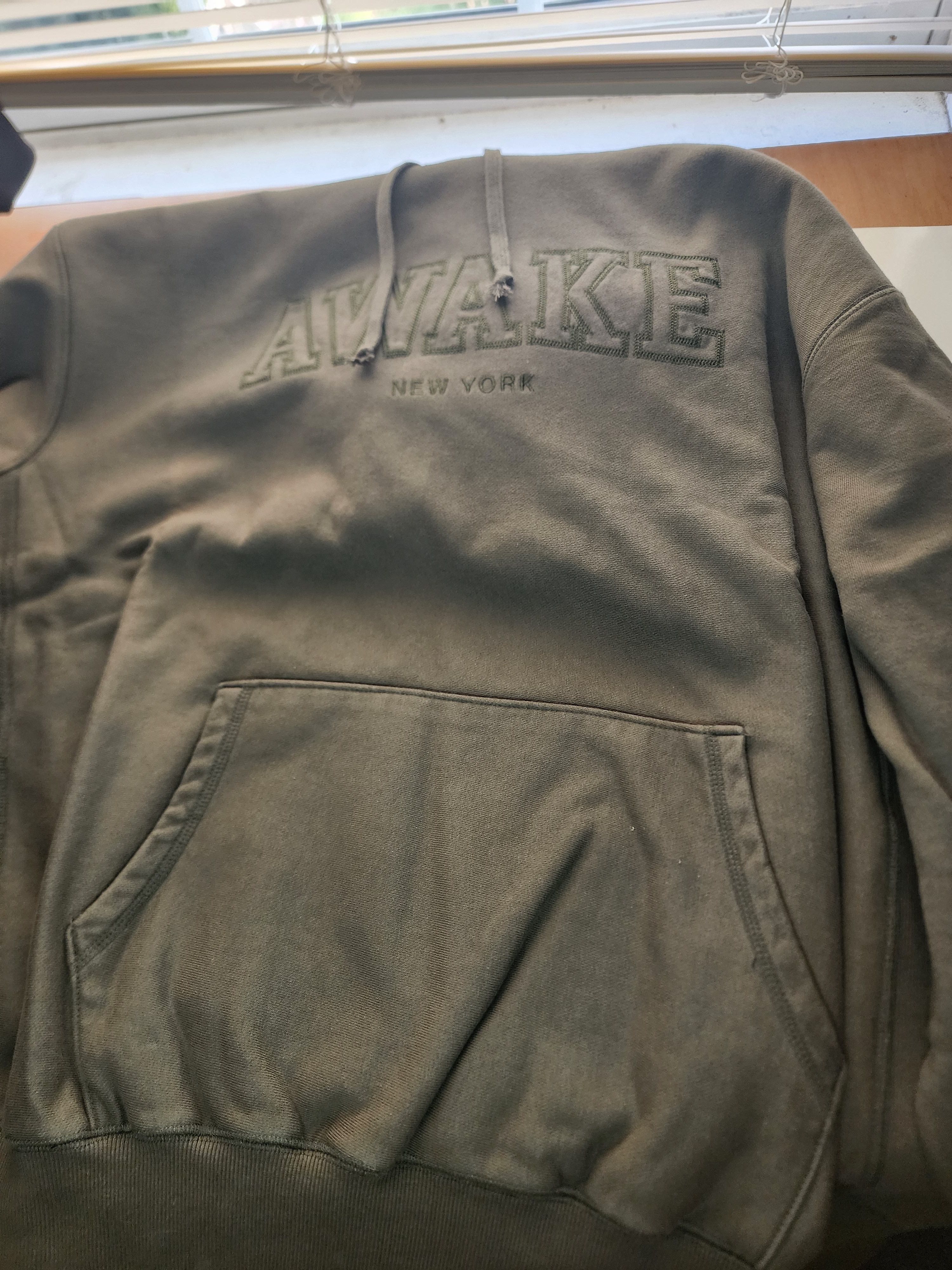 Awake NY Military Logo Embroidered Hoodie Size US XXL / EU 58 / 5 - 8 Thumbnail