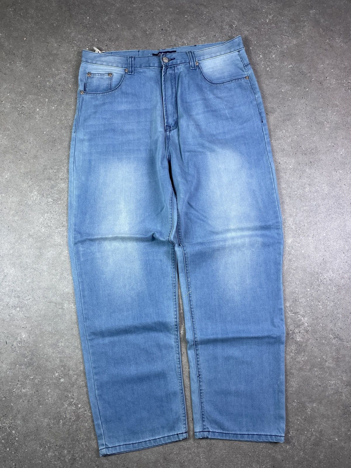 Ecko Unltd. × Vintage Vintage Y2K Ecko Unltd Baggy Hip Hop Denim Pants Size US 40 / EU 56 - 2 Thumbnail