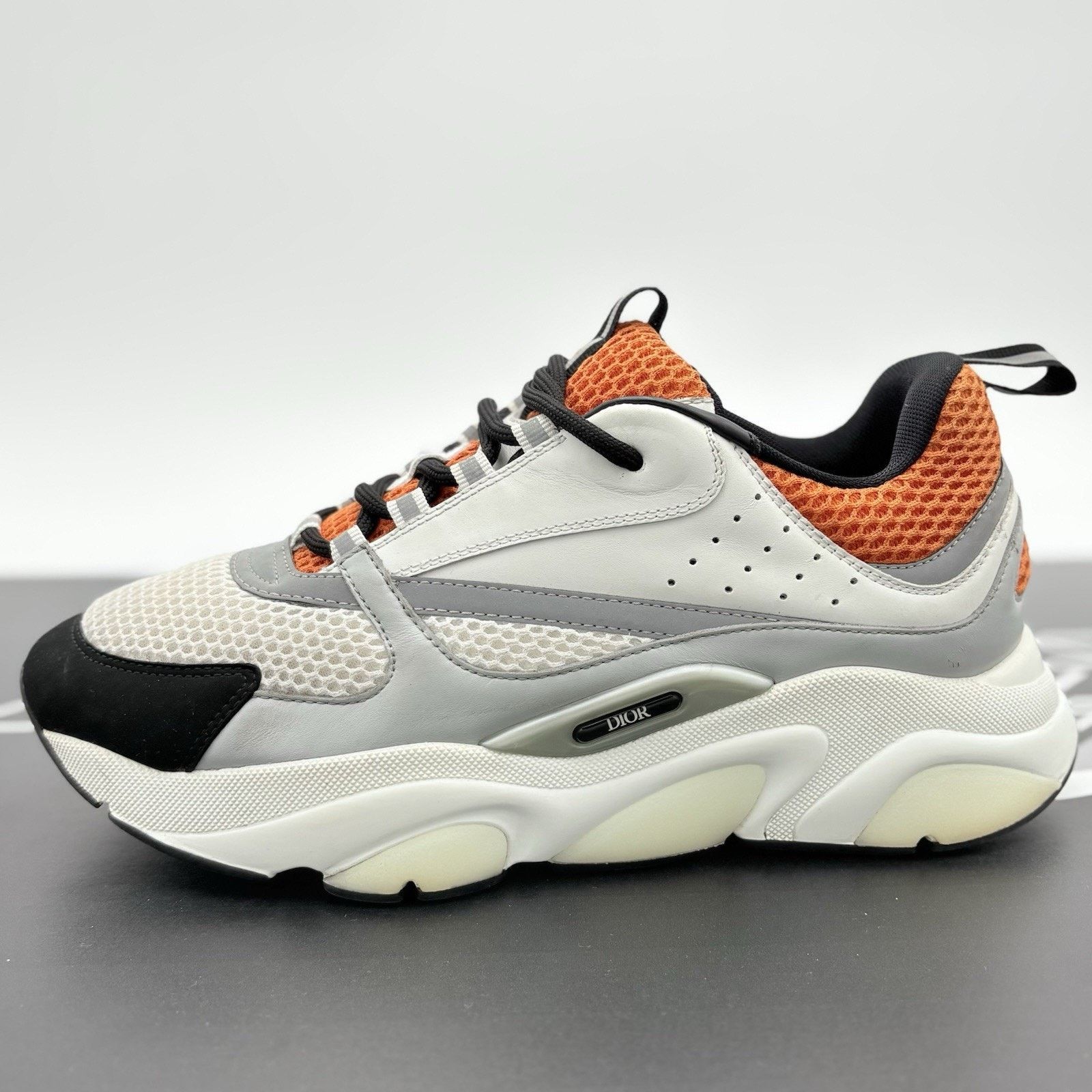 Dior Size 43 (10 US) - Dior B22 ' White Orange ' | GREAT COND! Size US 10 / EU 43 - 8 Thumbnail