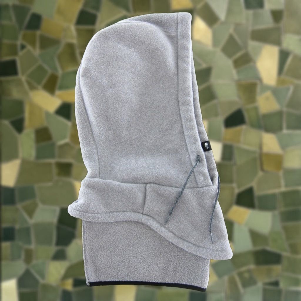 The North Face VINTAGE The North Face Hoodie Unisex Adults S-M Gray Fleece Pullover Hood Ne ck Warmer Hat Size S-M 100% Polyester Winter Activewear Casual Size S / US 4 / IT 40 - 1 Thumbnail